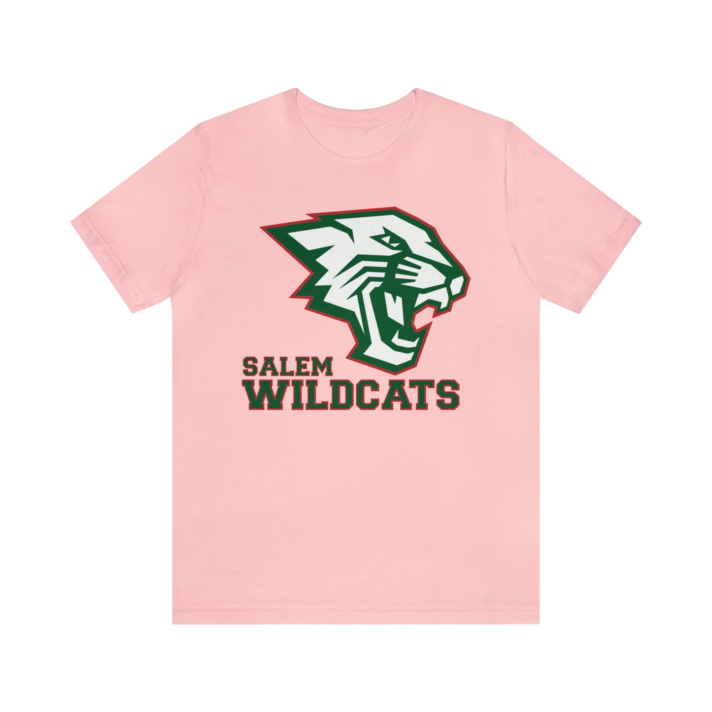 Salem Wildcats Jersey Short Sleeve Tee - Green Print