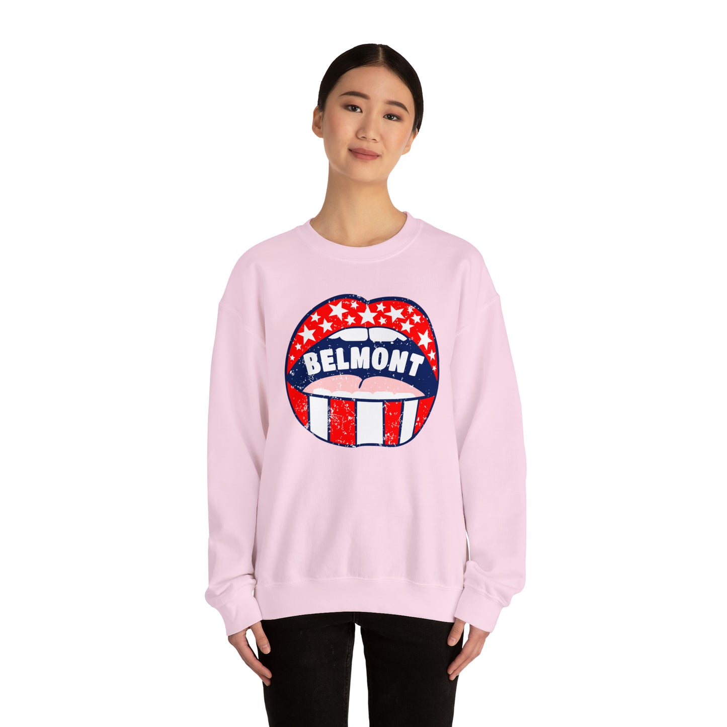 Belmont University Lips Crewneck Sweatshirt