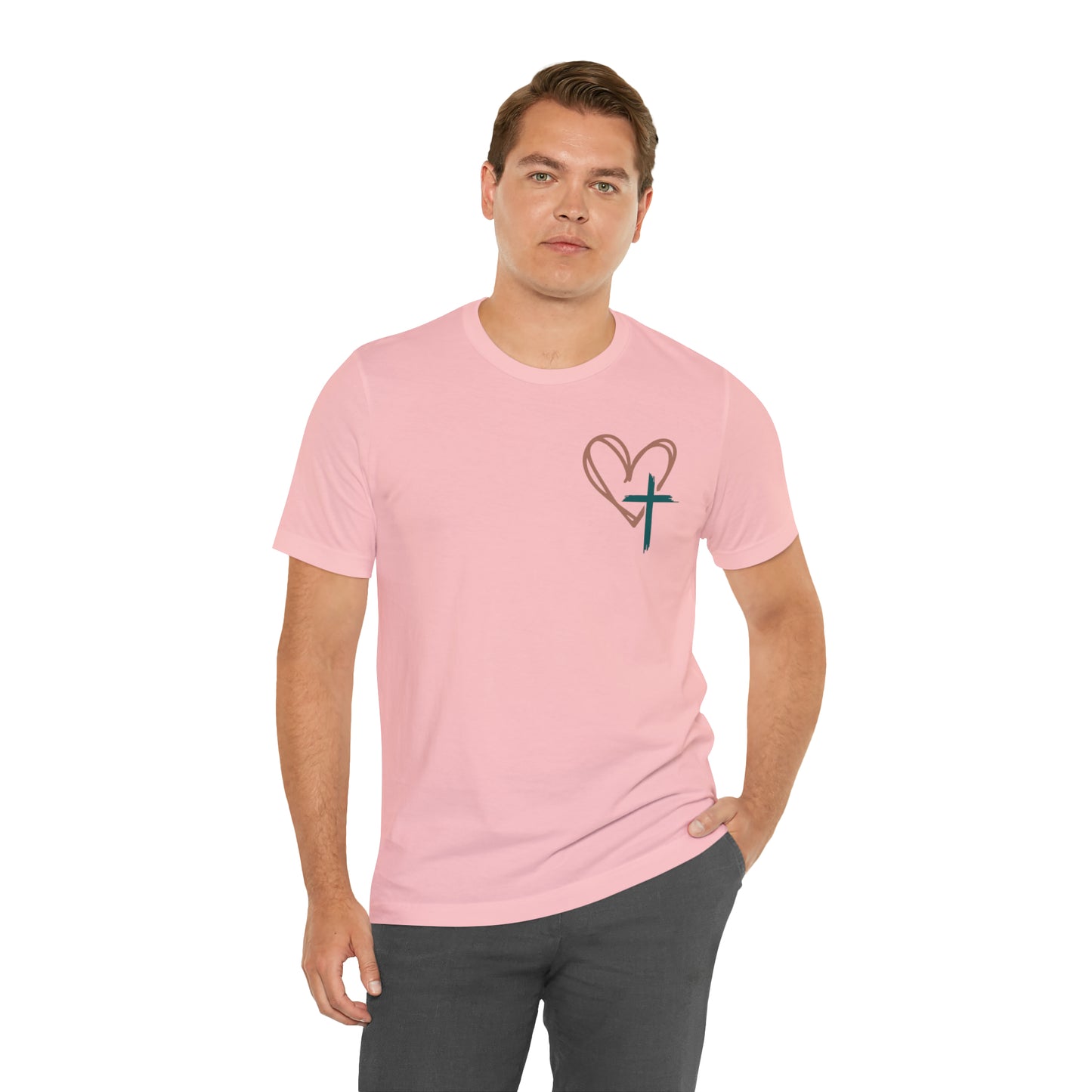 Amen Amen Amen with Cross Front and Back Design T-Shirt