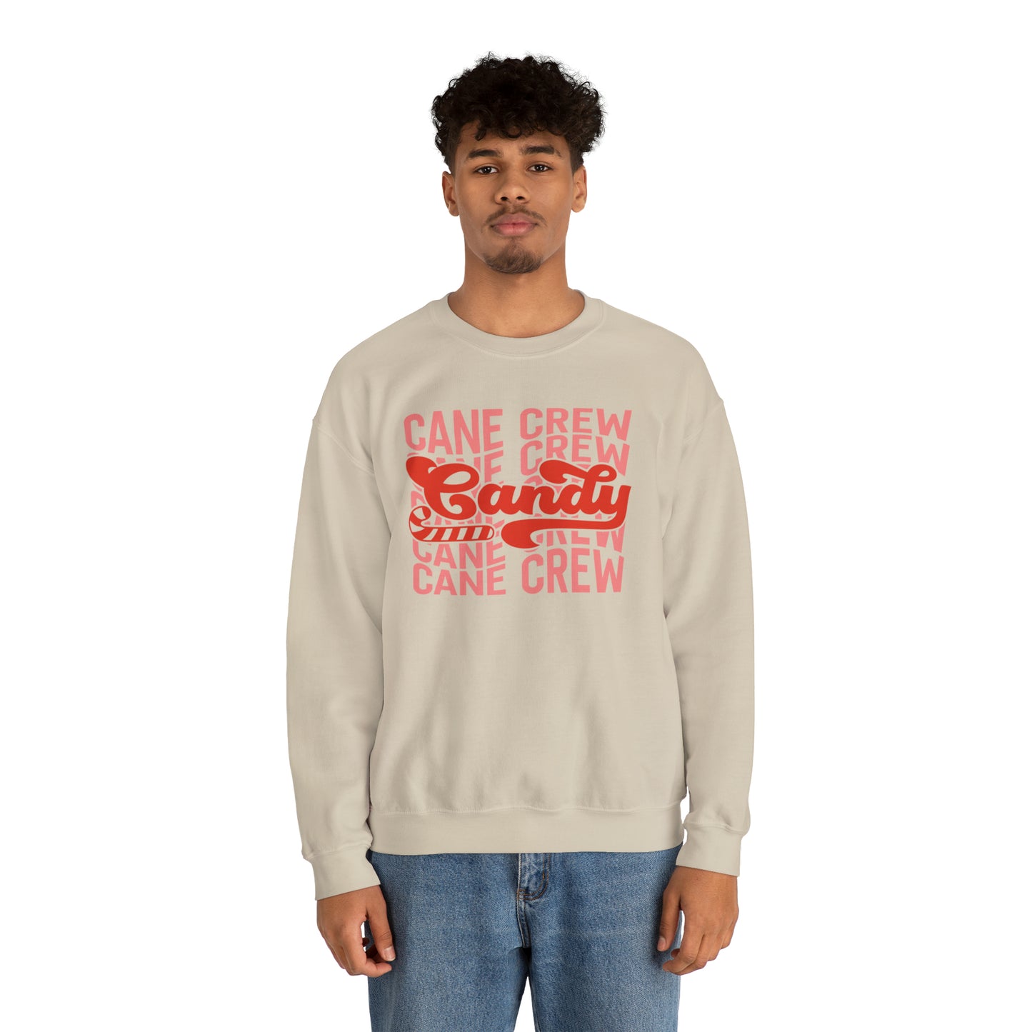 Candy Cane Crew Unisex Heavy Blend™ Crewneck Sweatshirt