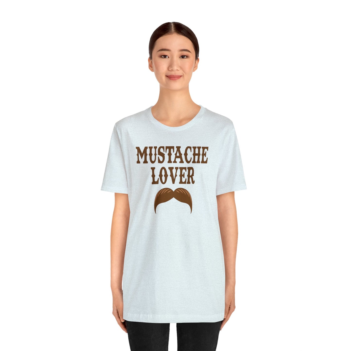 Mustache Lover Bella Jersey Short Sleeve Tee (Unisex)