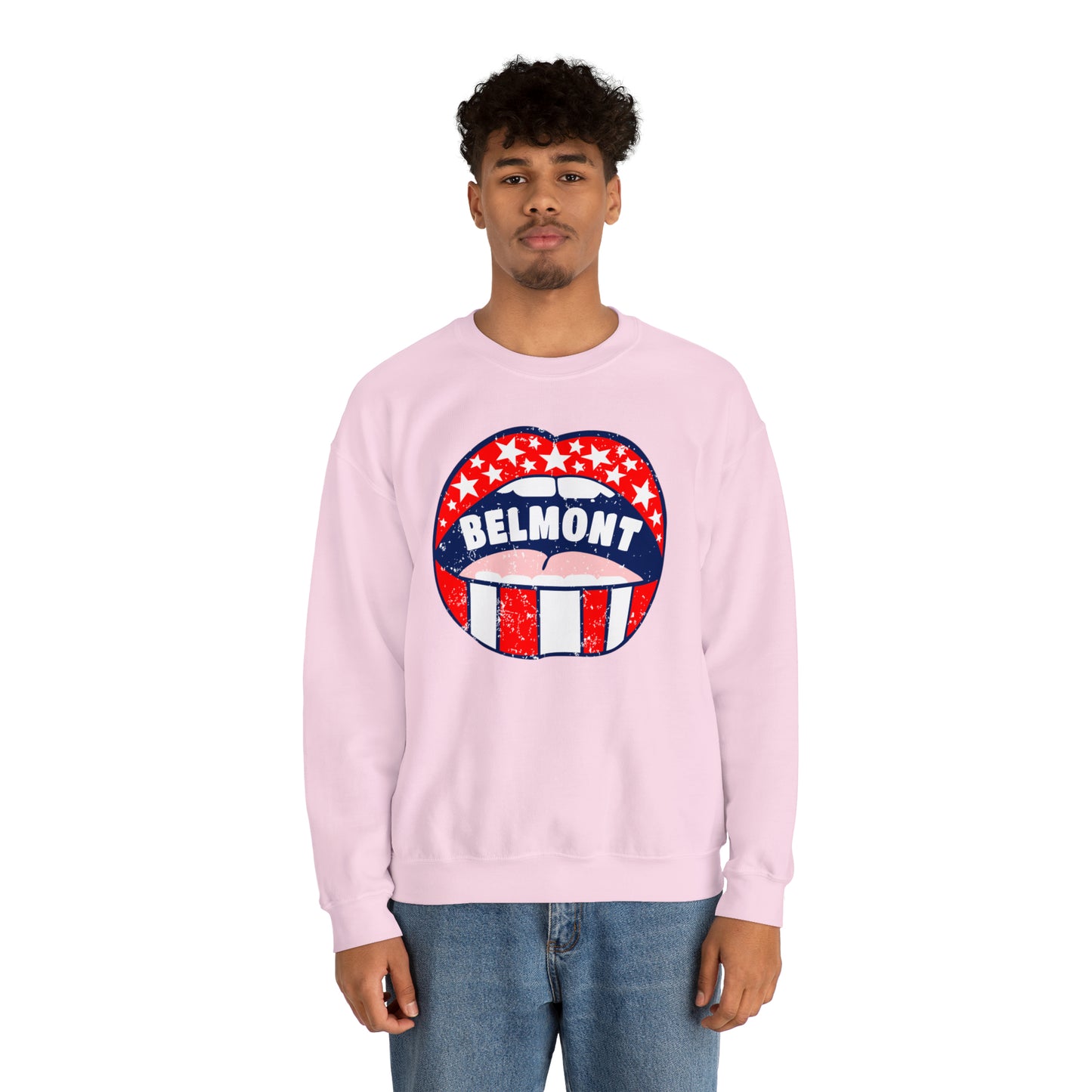 Belmont University Lips Crewneck Sweatshirt