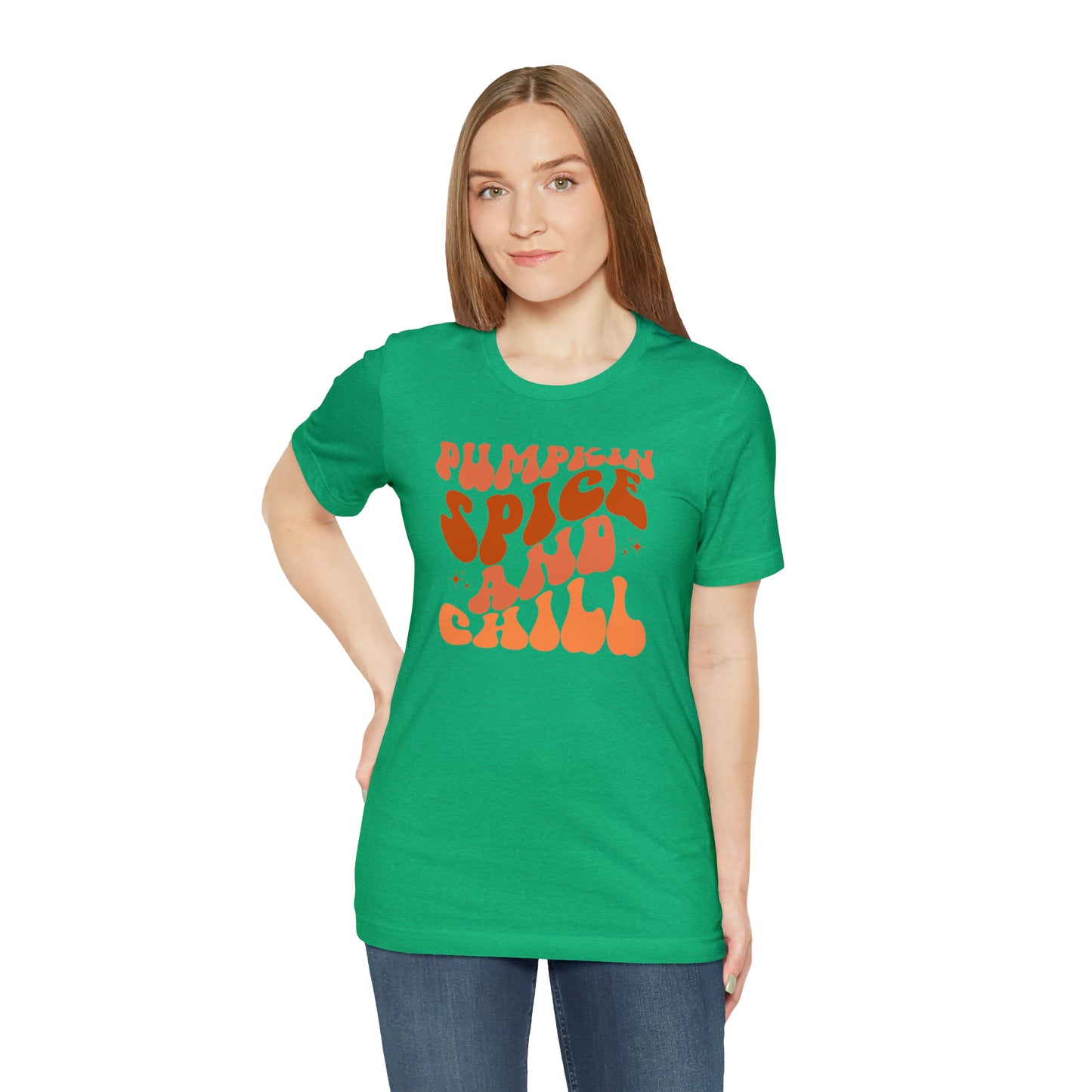 Pumpkin Spice and Chill Teacher T-Shirt