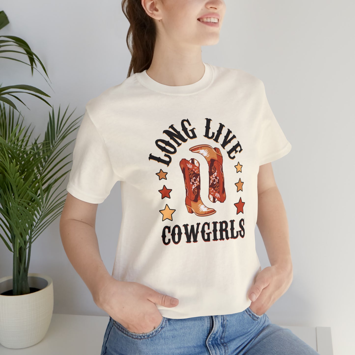 "Long Live Cowgirls" Unisex Jersey Short Sleeve Tee