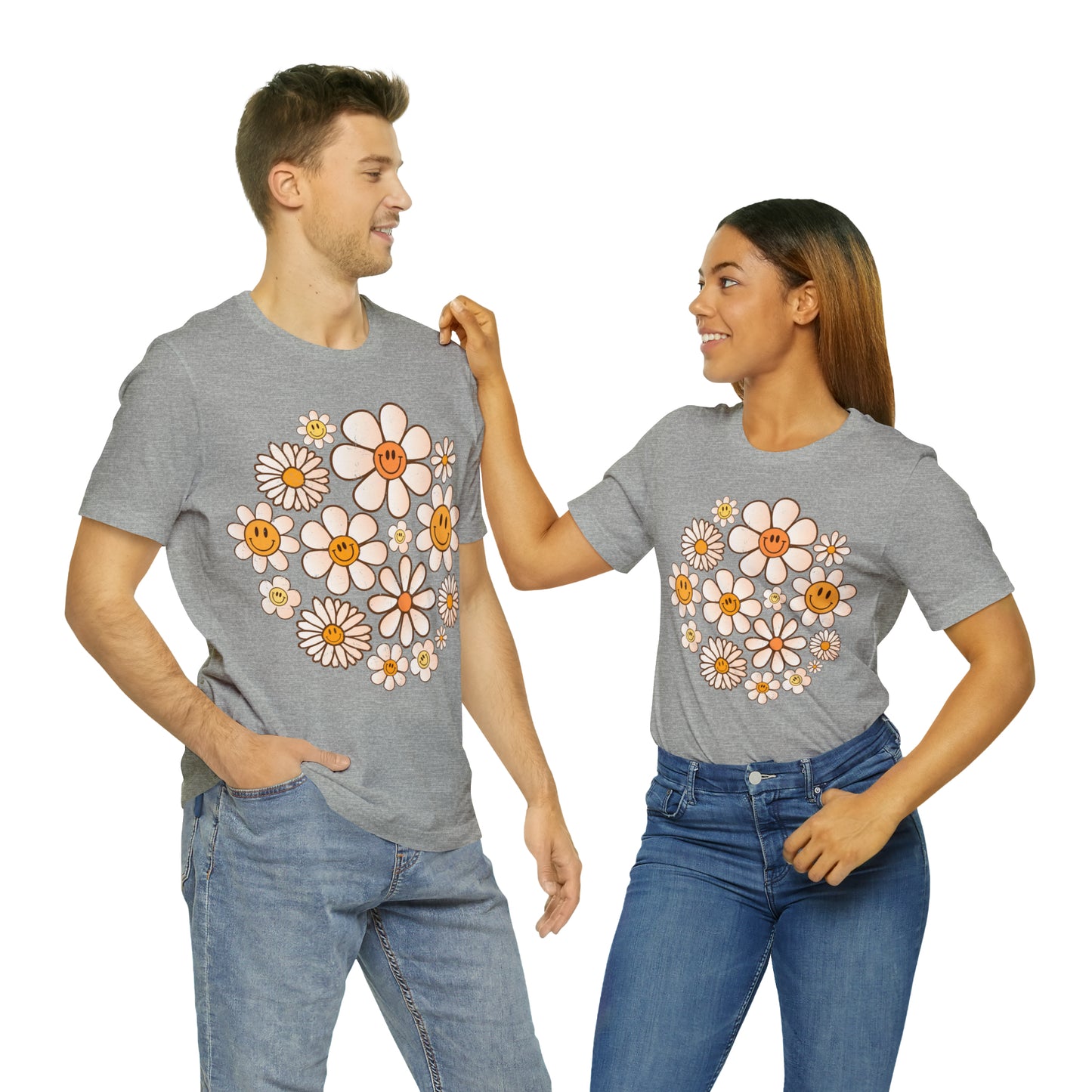 Distressed Smiling Daisies T-Shirt