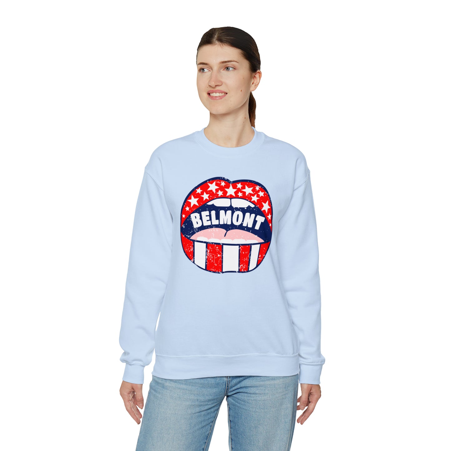 Belmont University Lips Crewneck Sweatshirt