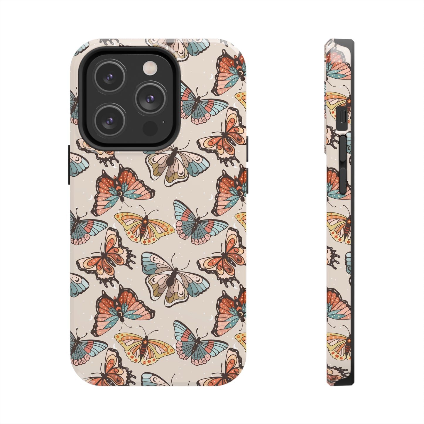 Butterfly Brown Tough Phone Cases