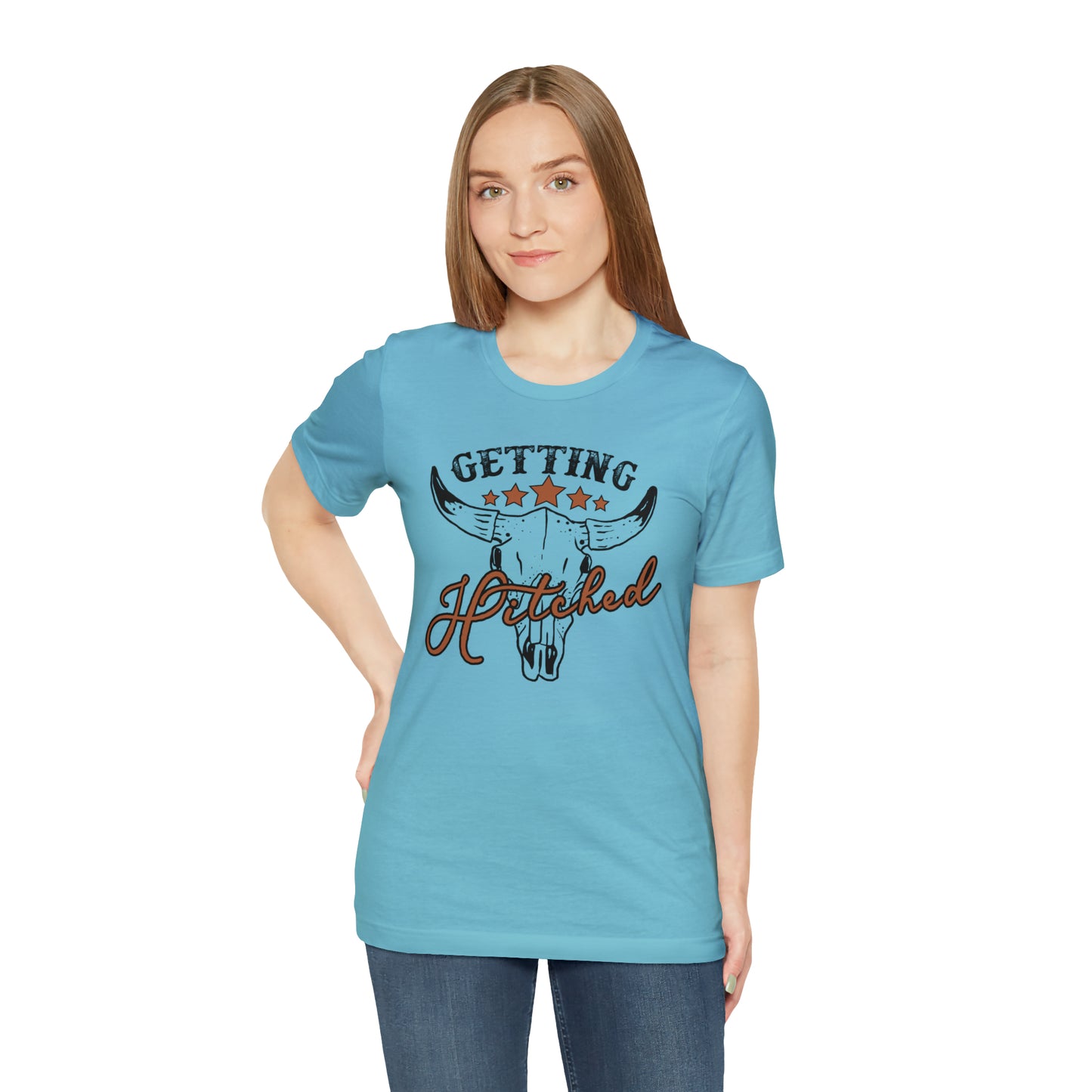 Vintage Getting Hitched Bride T-Shirt