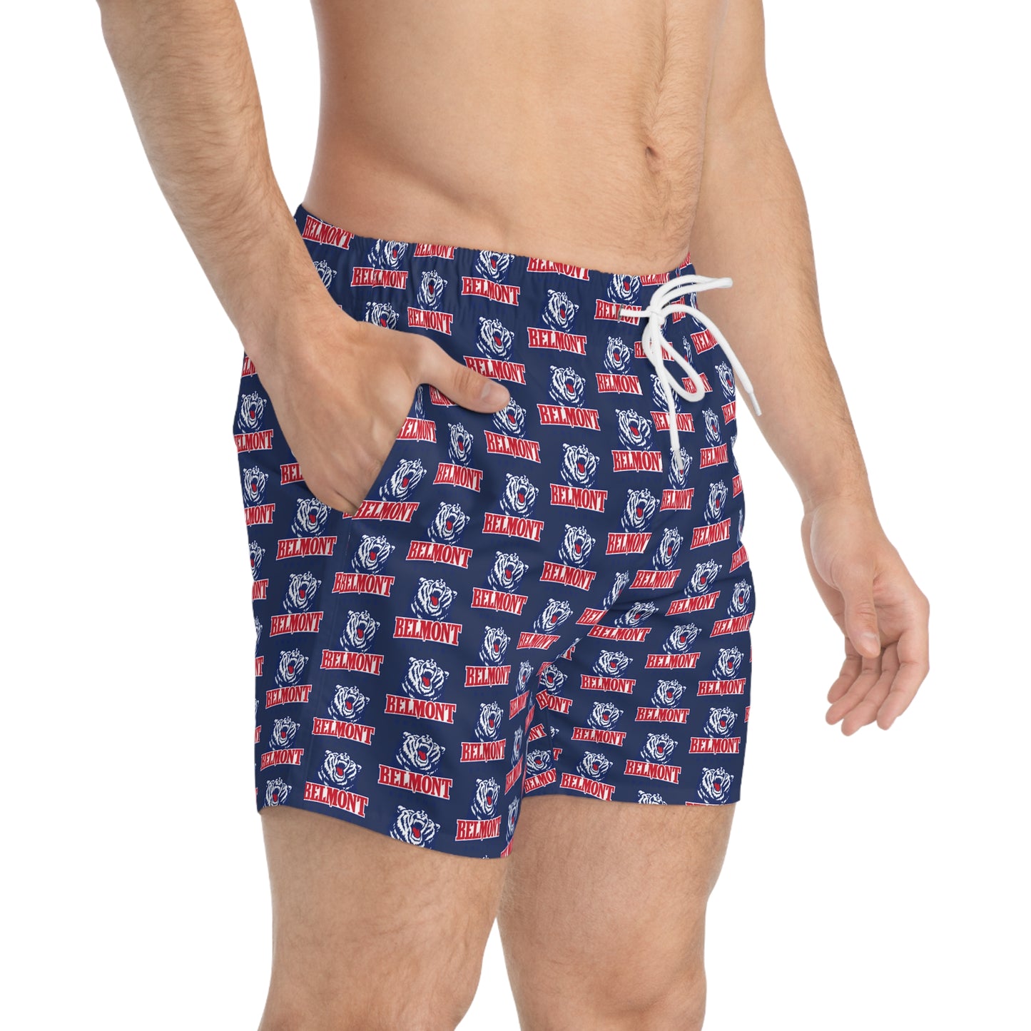 Belmont University Swim Trunks - Navy Blue