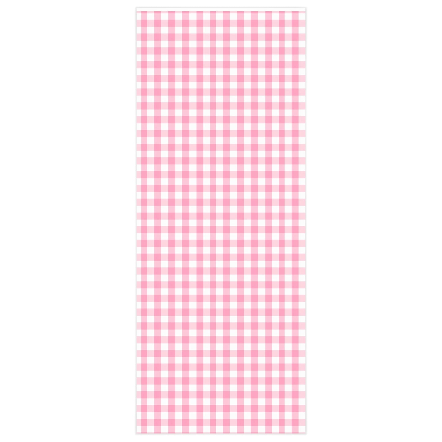 Pink Plaid Wrapping Paper