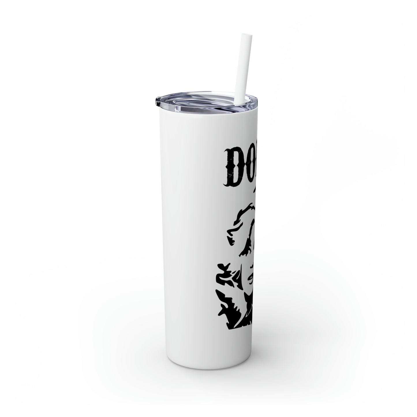 Dolly Portrait Skinny Tumbler with Straw, 20oz