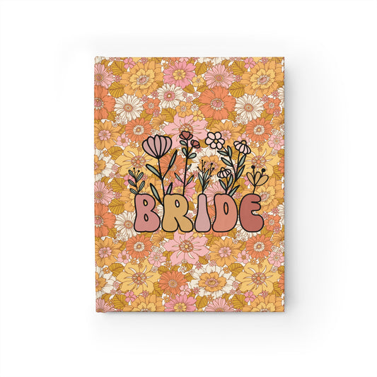 Boho Floral Bride  Journal - Blank