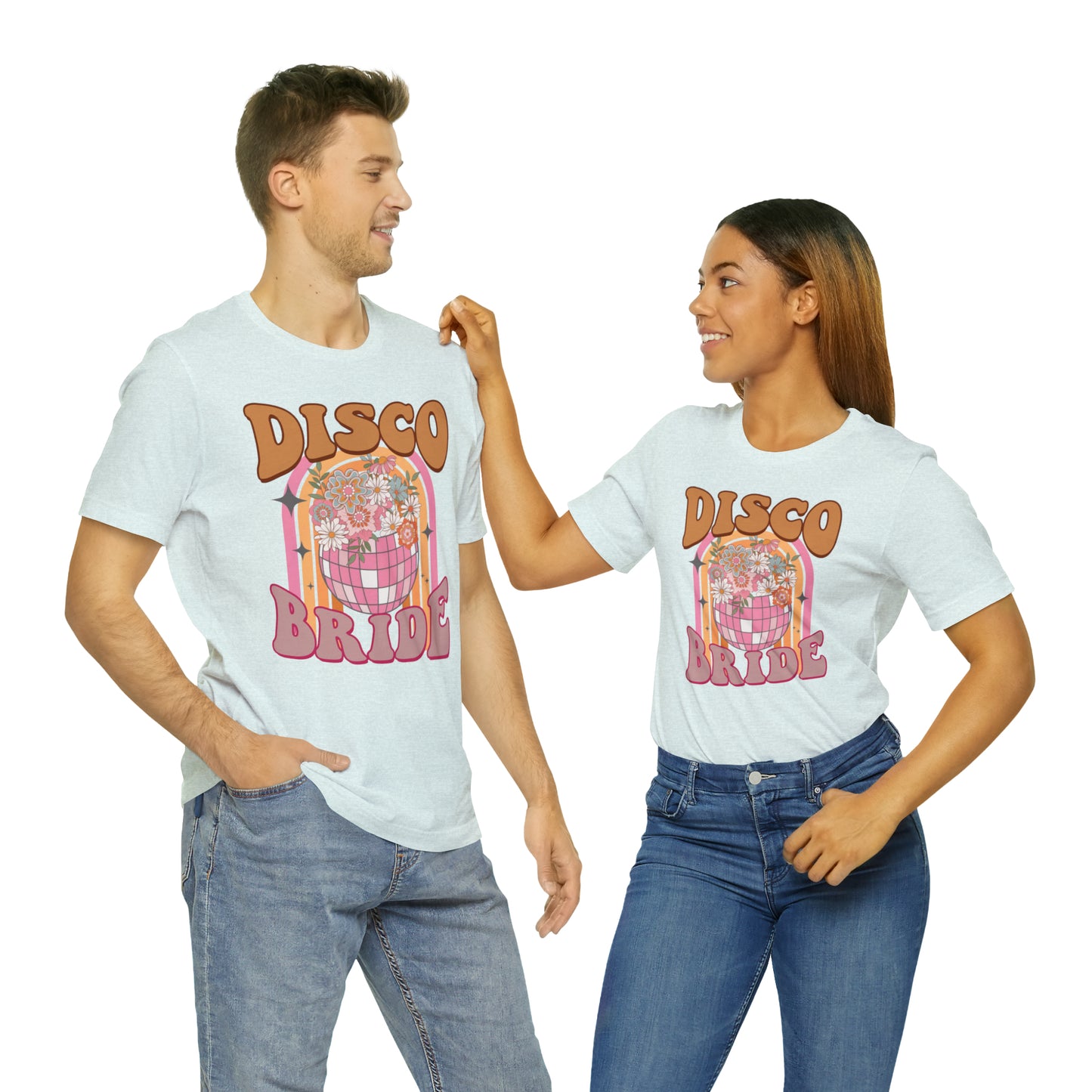 Retro Disco Bride Mirror Ball T-Shirt