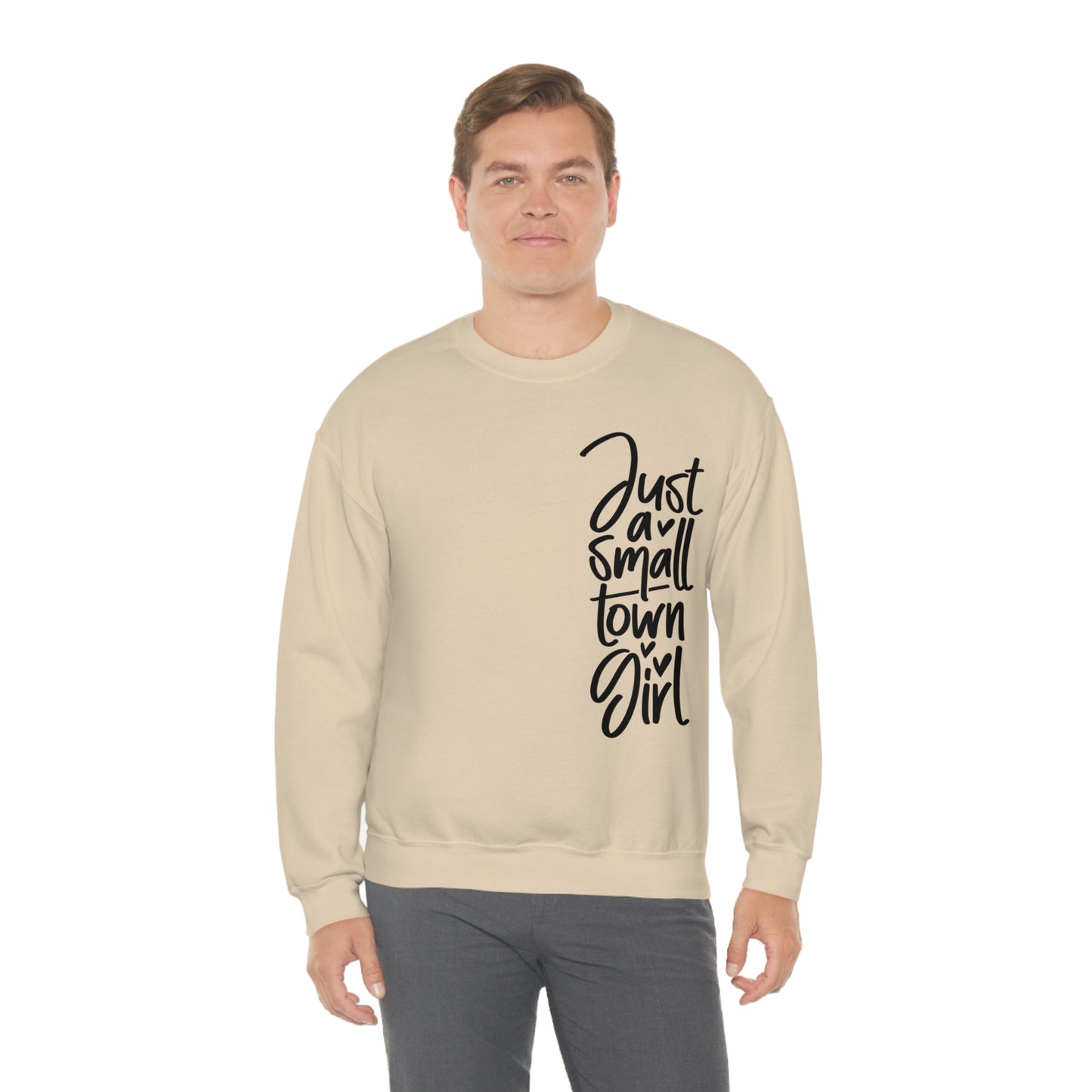 "Just a Small Town Girl" - Unisex Heavy Blend™ Crewneck Sweatshirt