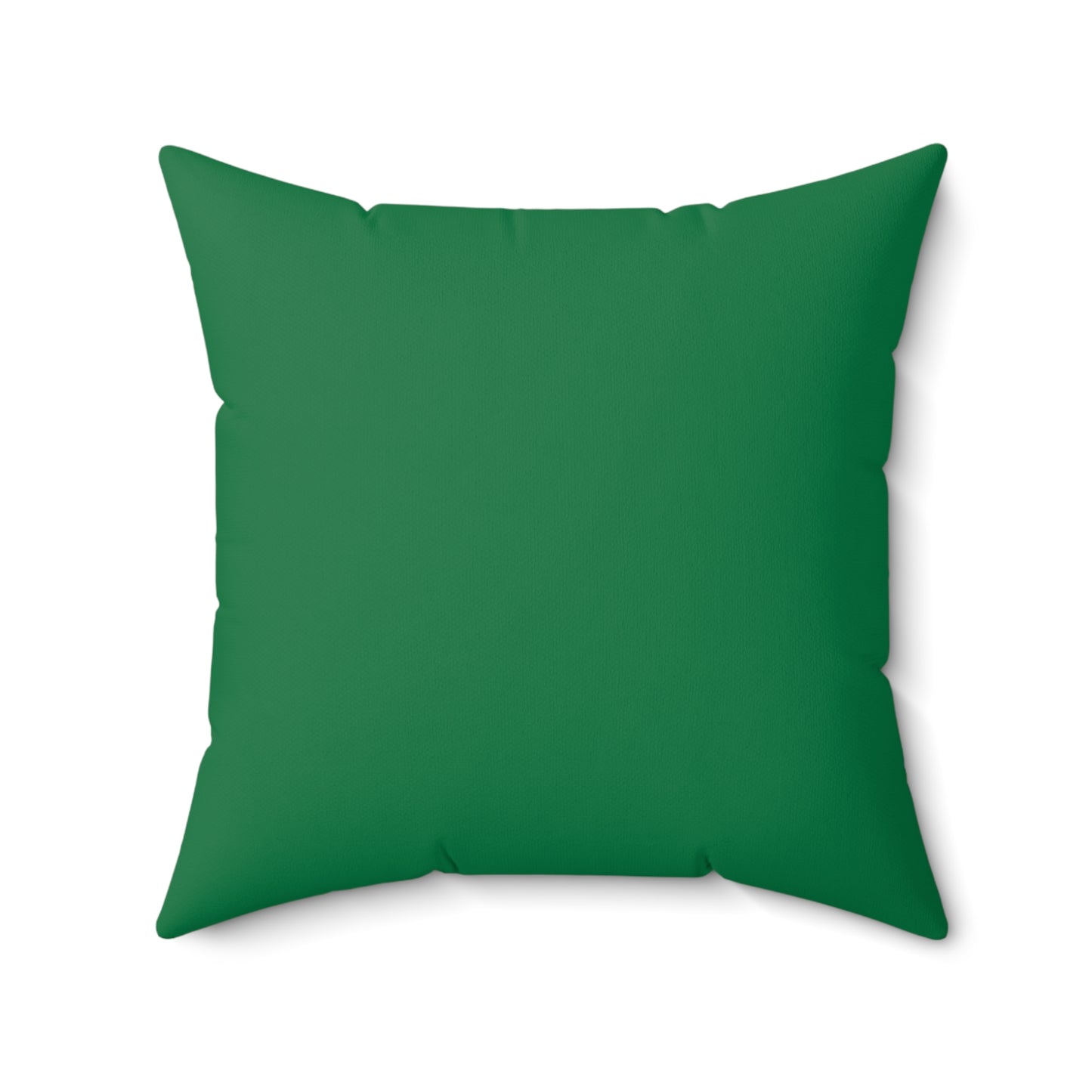 be merry Christmas/ Holiday Polyester Square Pillow - Green