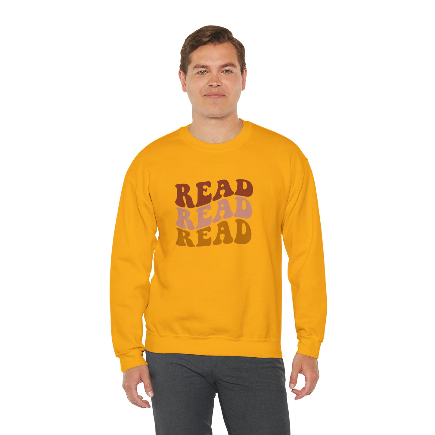 Retro Warm Colored School Counselor Unisex Heavy Blend™ Crewneck Sweatshirt