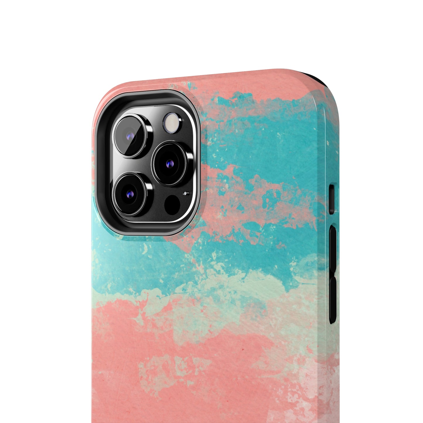 Pink and Turquoise Water Color Tough Phone Cases