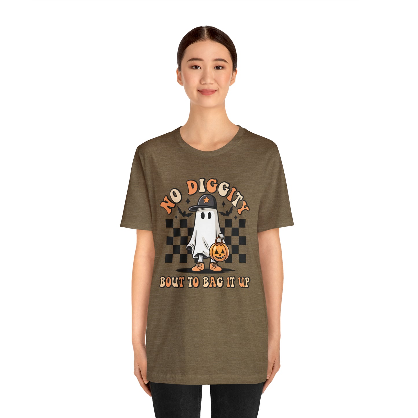 Halloween No Diggity Bout to Bag it Up T-Shirt