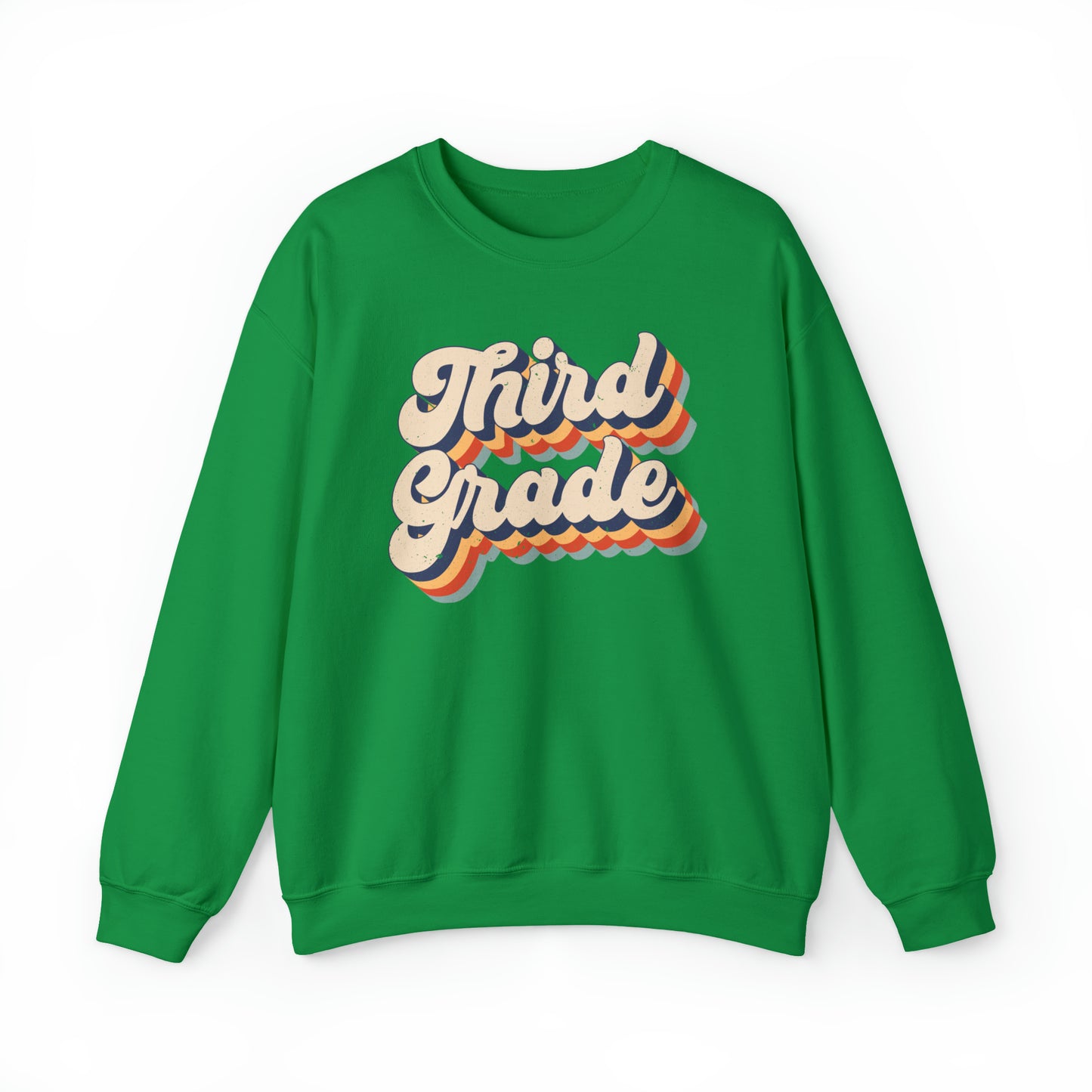 Retro Third Grade Unisex Heavy Blend™ Crewneck Sweatshirt