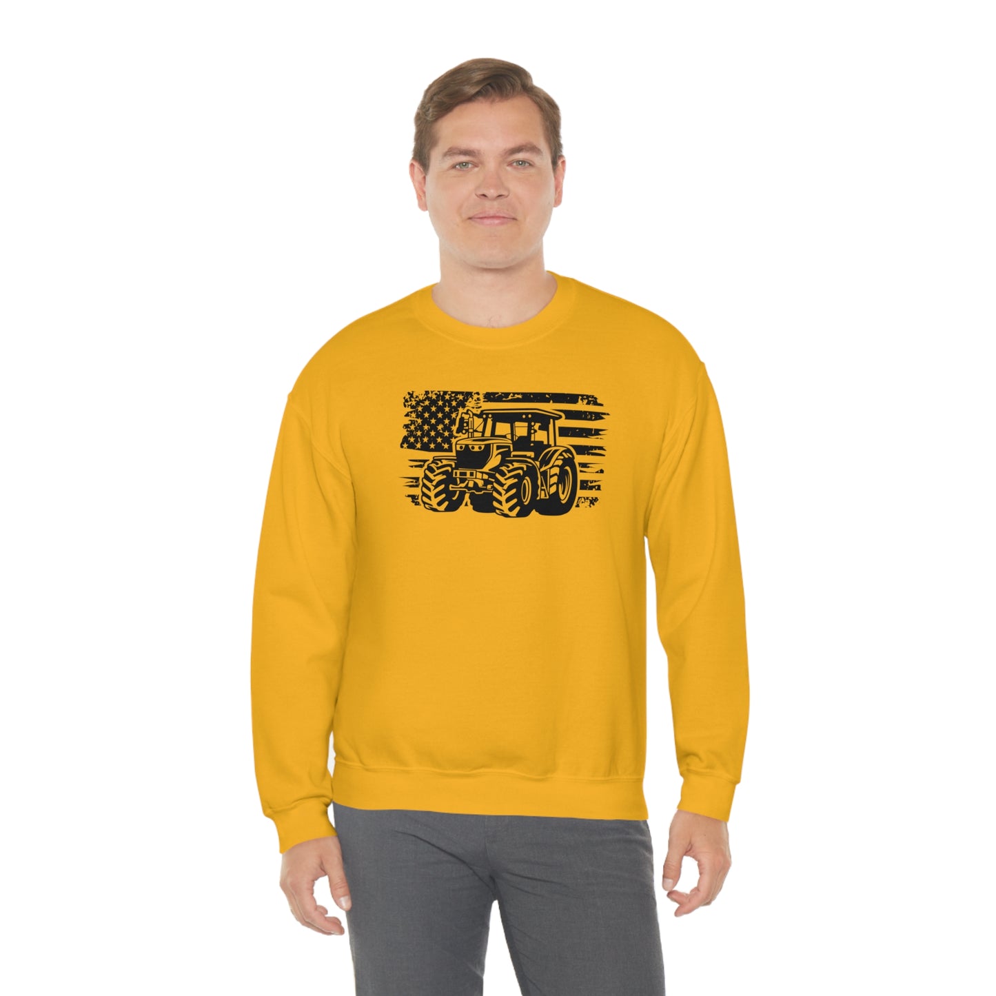 "American Tractor" - Unisex Heavy Blend™ Crewneck Sweatshirt