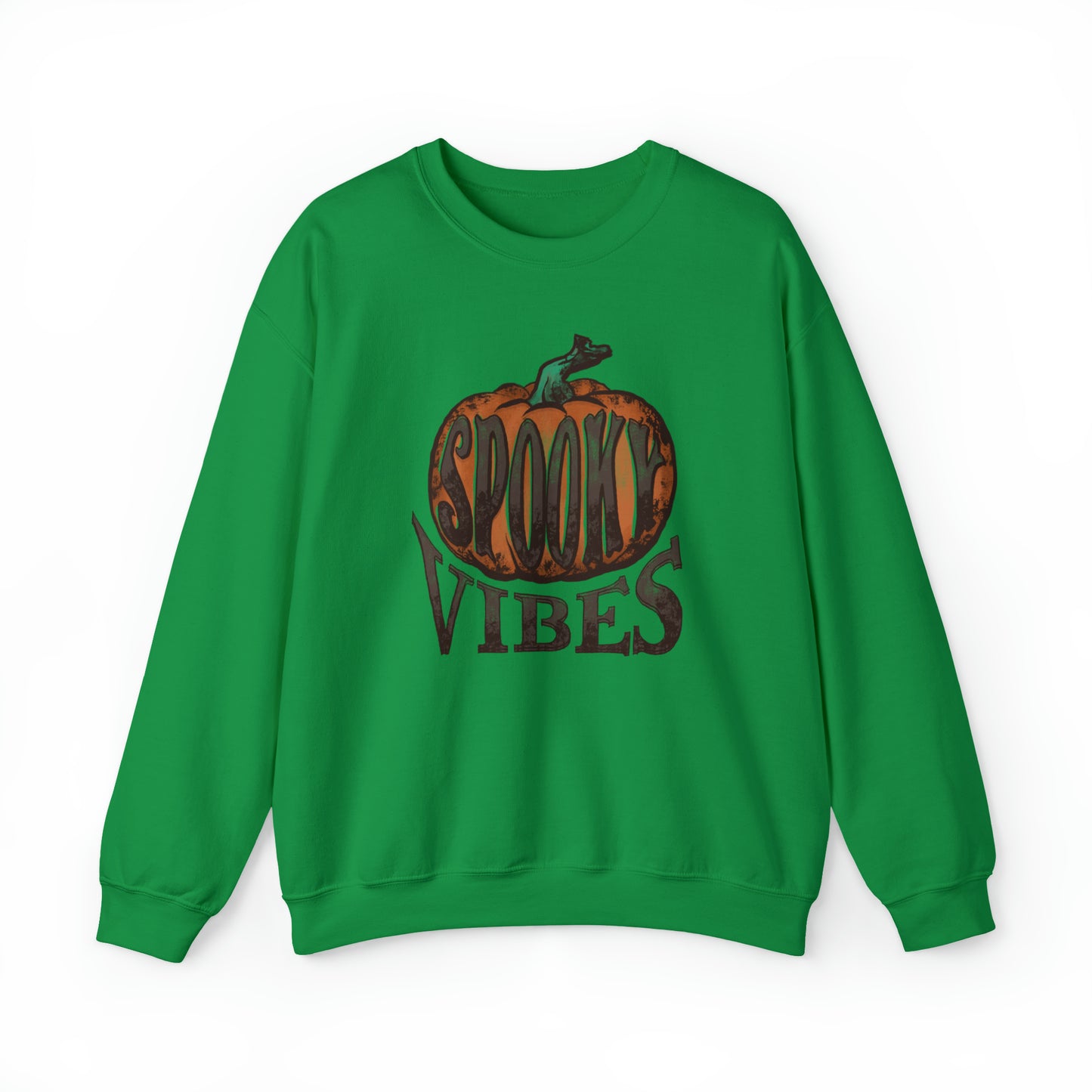 Spooky Vibes Fall Halloween Unisex Heavy Blend™ Crewneck Sweatshirt