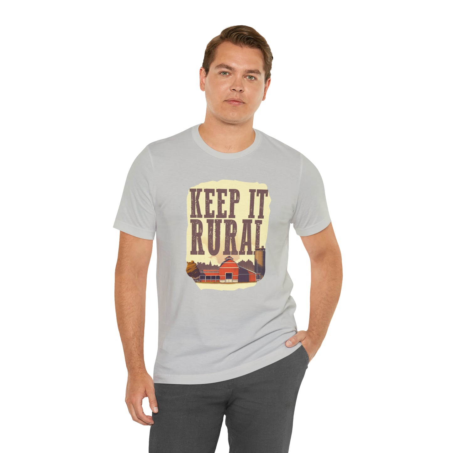 "Keep It Rural" Unisex Jersey Short Sleeve Tee