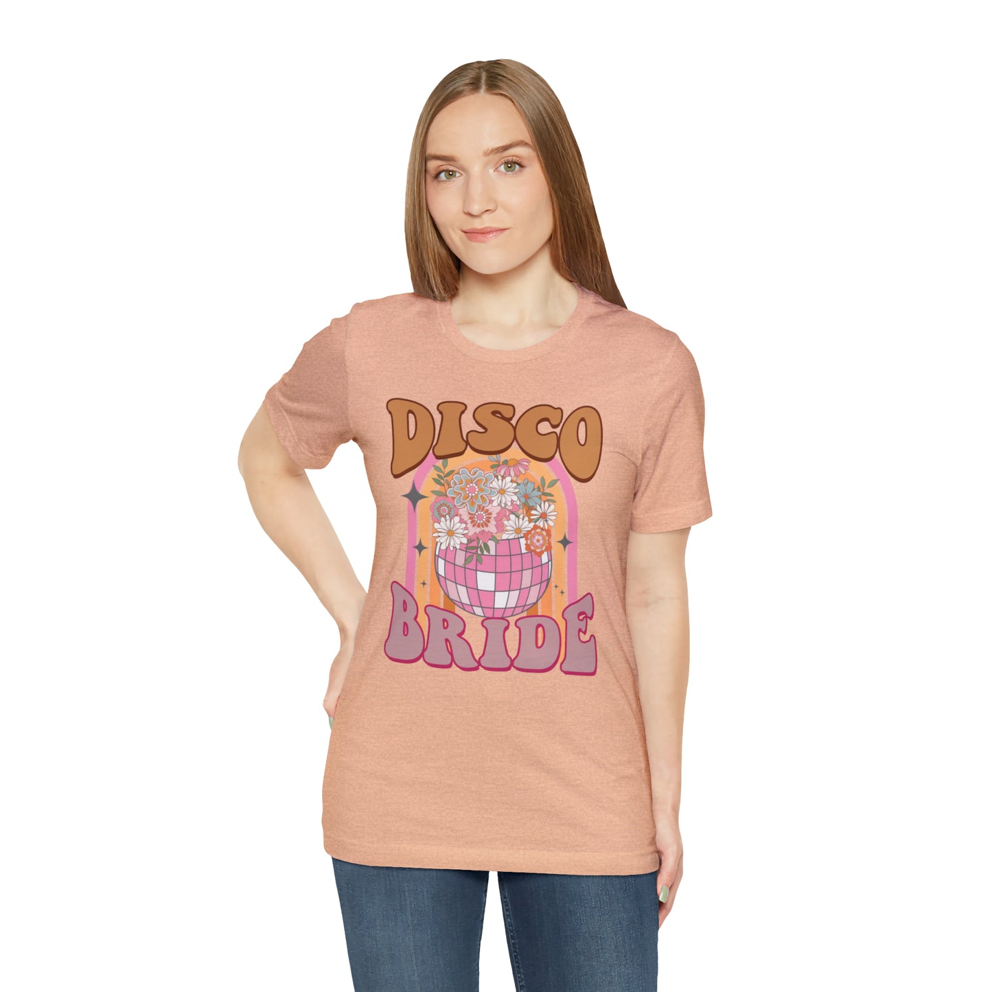 Retro Disco Bride Mirror Ball T-Shirt