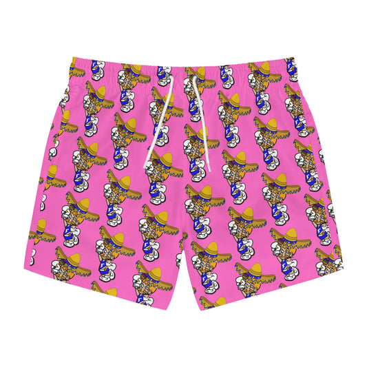 Sombrero Midget Swim Trunks - Pink