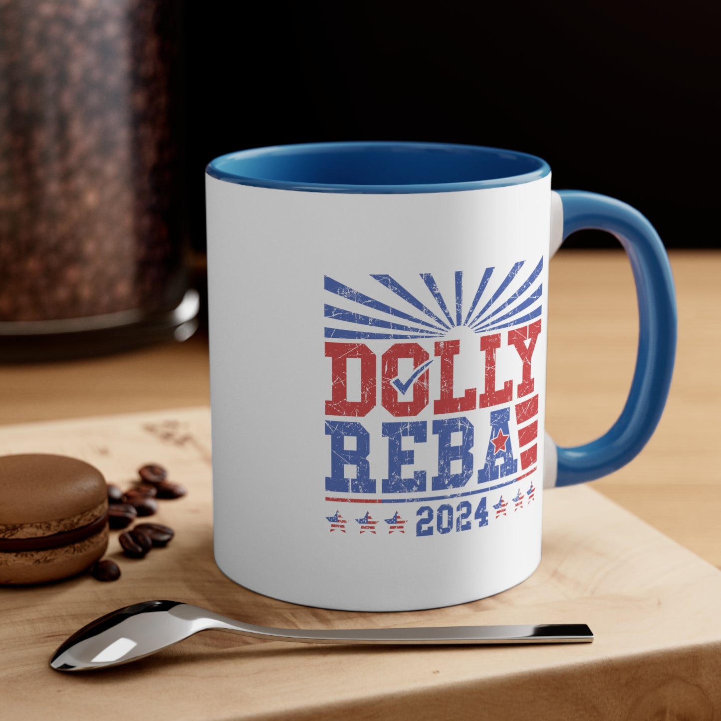 Dolly and Reba for President 2024 Coffee Mug, 11oz