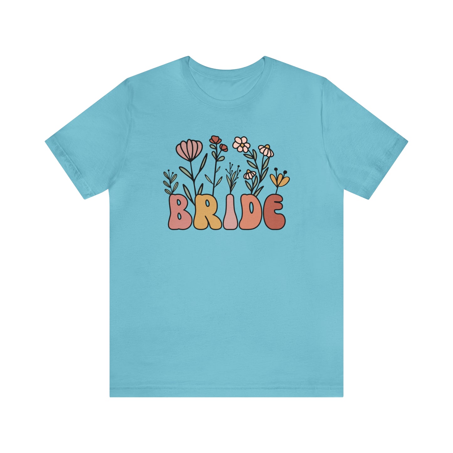 Boho Floral Bride T-Shirt