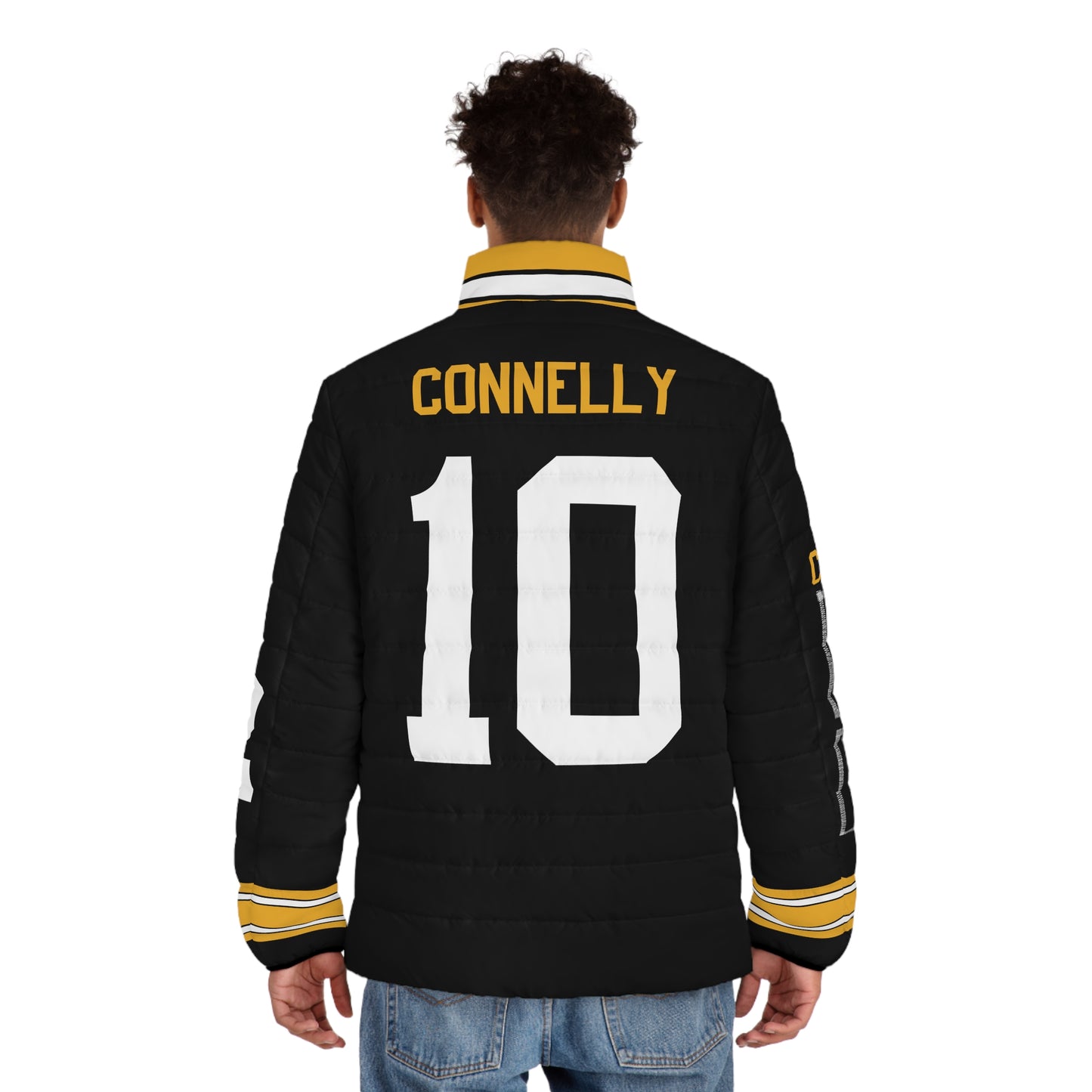 Connelly 10 Custom Pittsburgh Any Name & Number Game Day Men's Puffer Coat/ Jacket