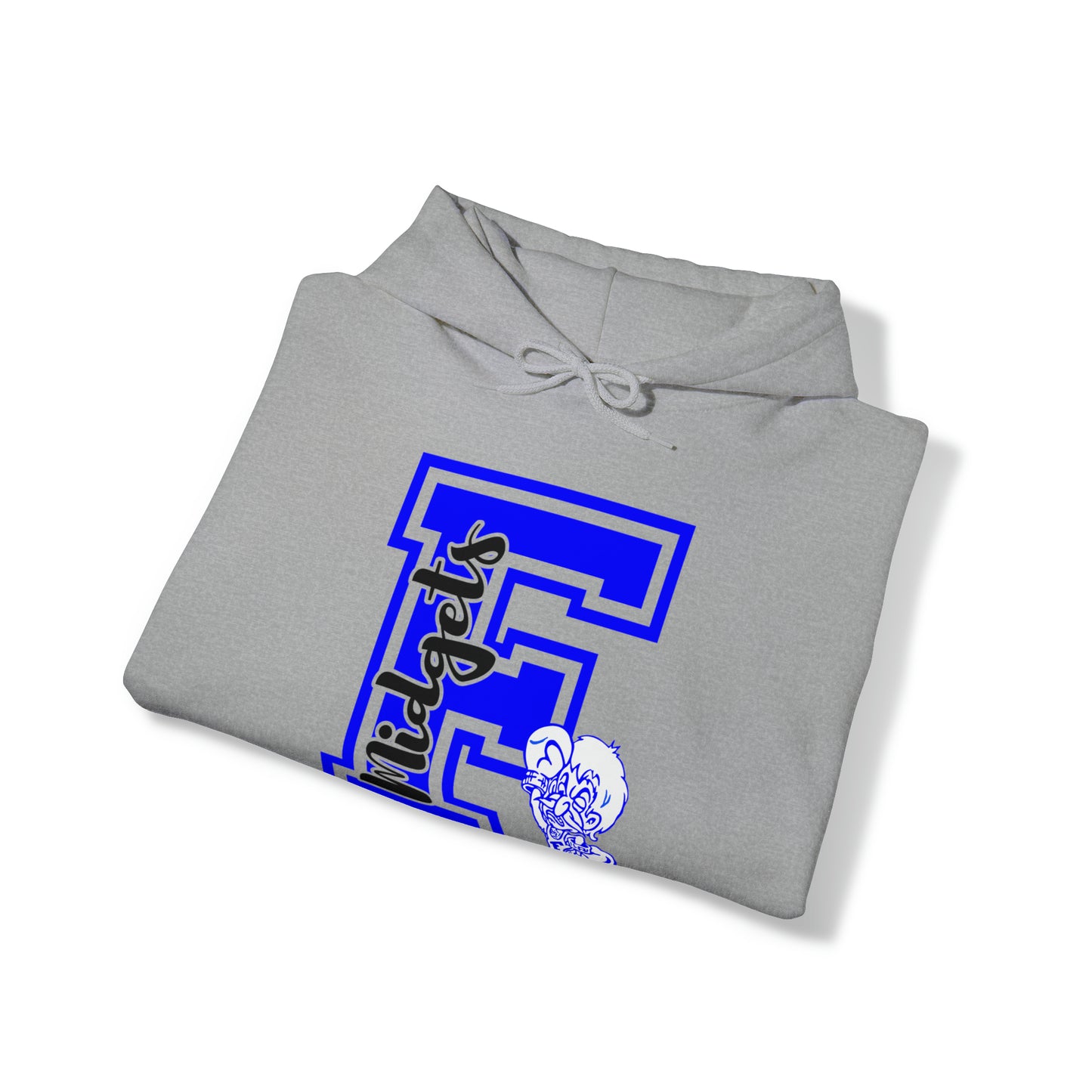 Give Me an F - Freeburg Midgets Logo Design Hooded Sweatshirt