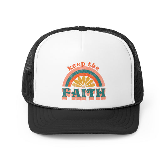 Keep the Faith Christian Tall Trucker Caps