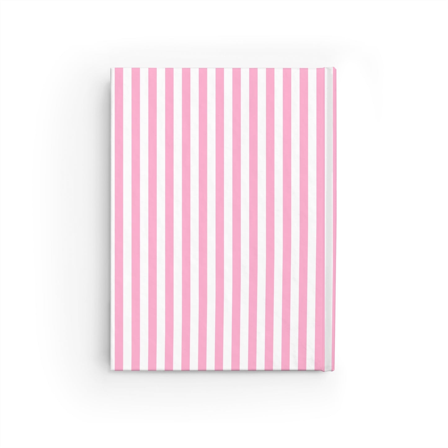 Living Like Dolly Pink Striped Journal - Blank