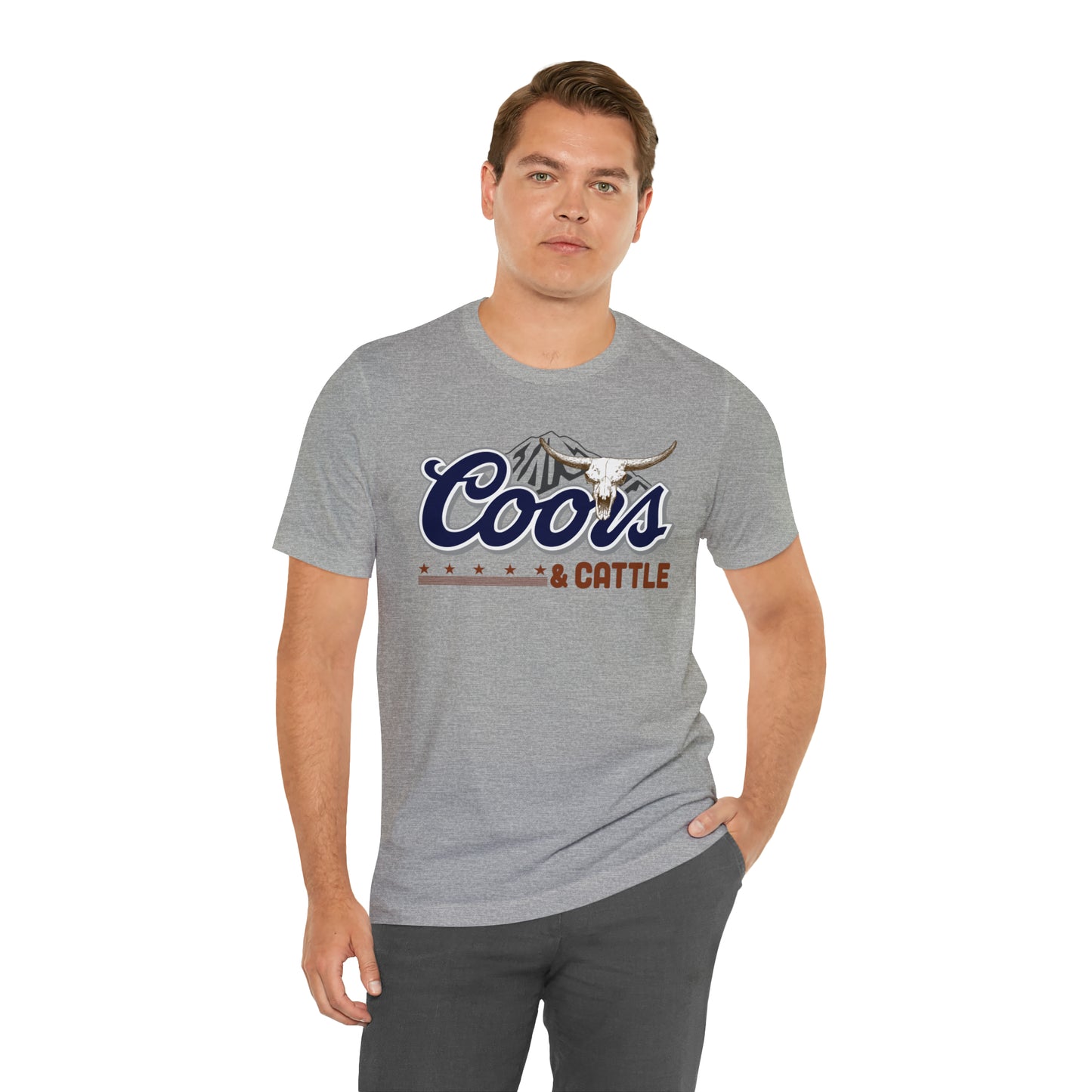 Beer and Cattle Unisex Jersey Short Sleeve Tee