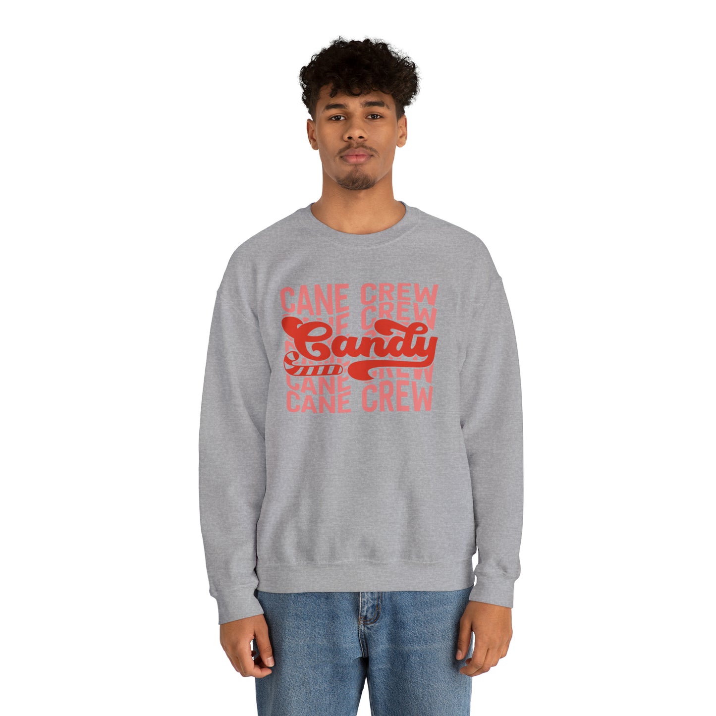 Candy Cane Crew Unisex Heavy Blend™ Crewneck Sweatshirt