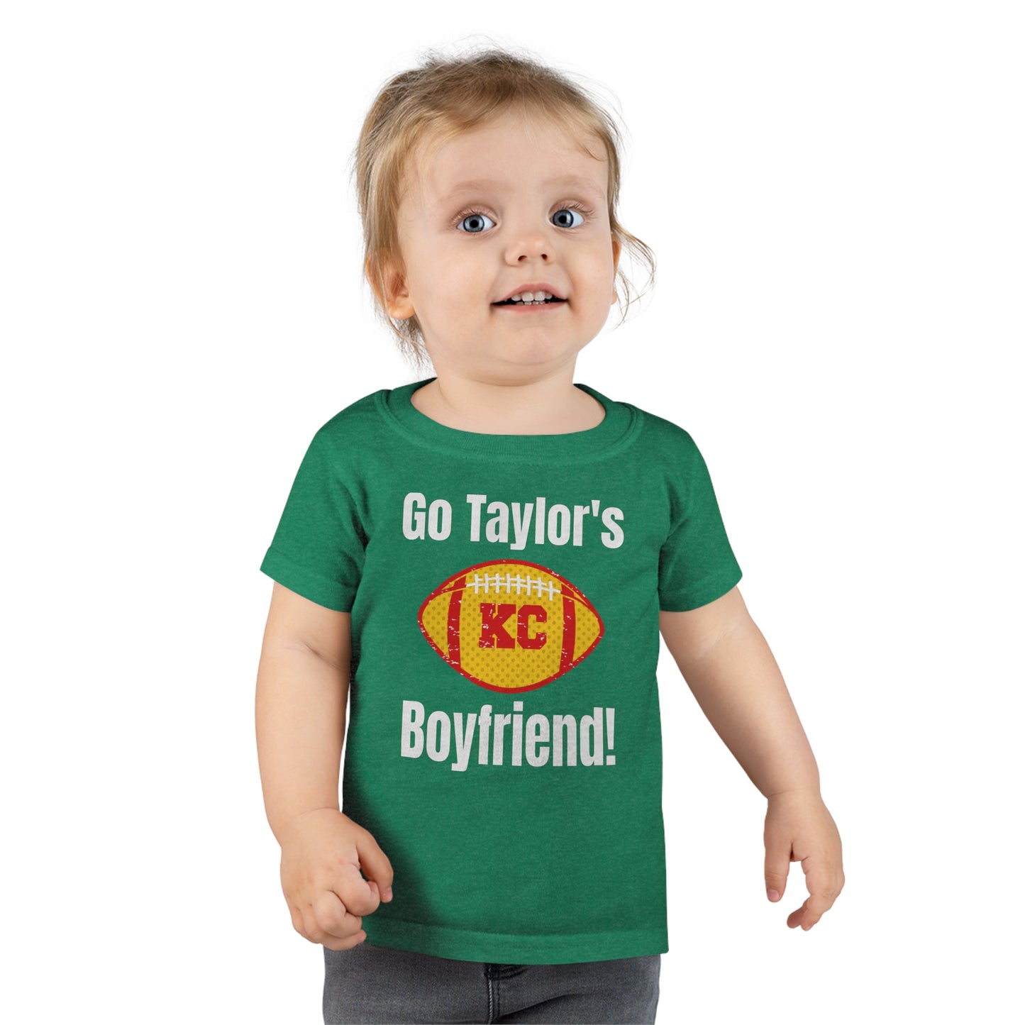 Go Taylor's Boyfriend Swift and Kelce Football Toddler T-shirt