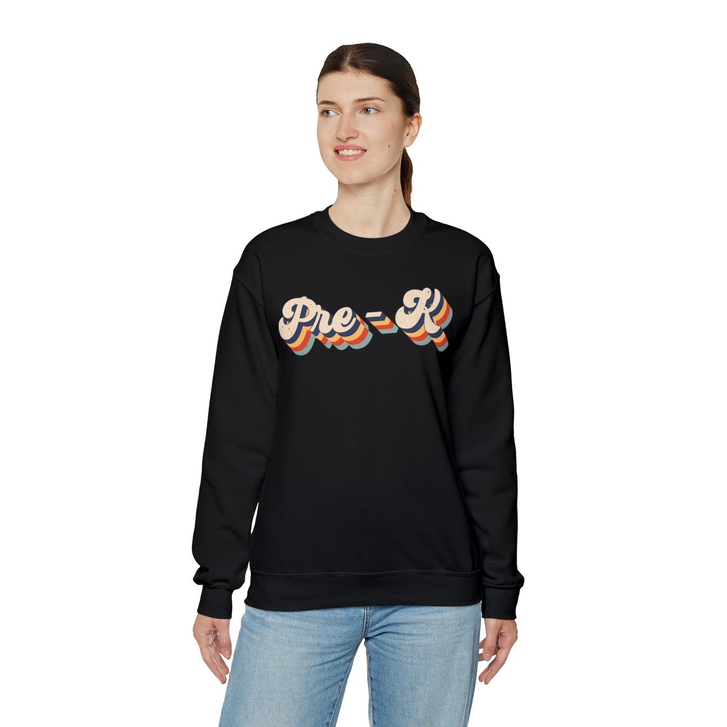 Retro Pre-K Unisex Heavy Blend™ Crewneck Sweatshirt