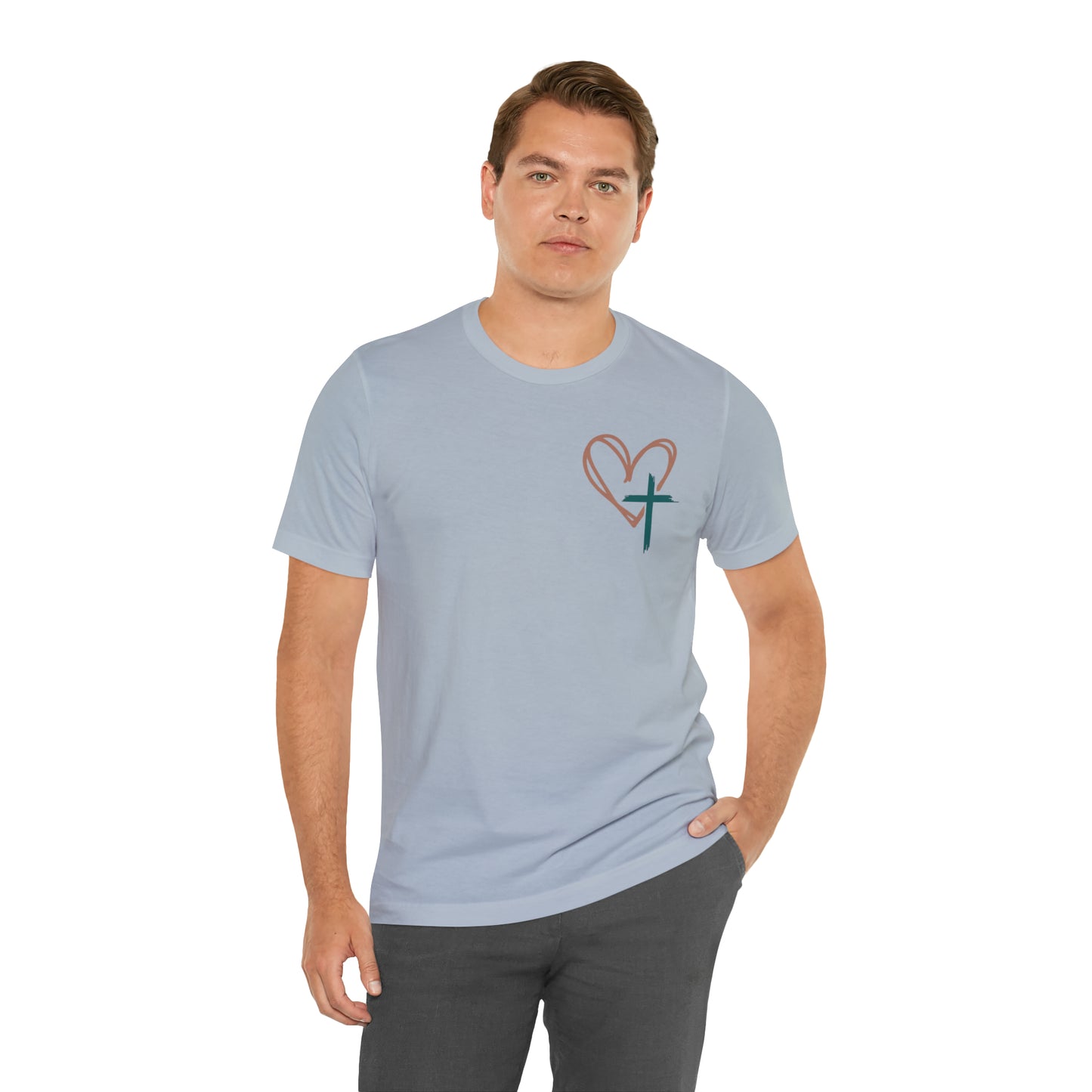 Amen Amen Amen with Cross Front and Back Design T-Shirt