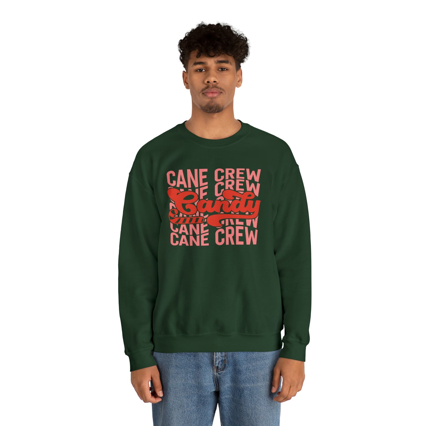 Candy Cane Crew Unisex Heavy Blend™ Crewneck Sweatshirt