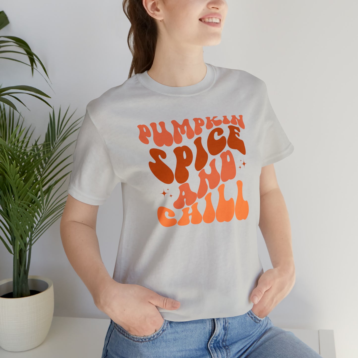 Pumpkin Spice and Chill Teacher T-Shirt