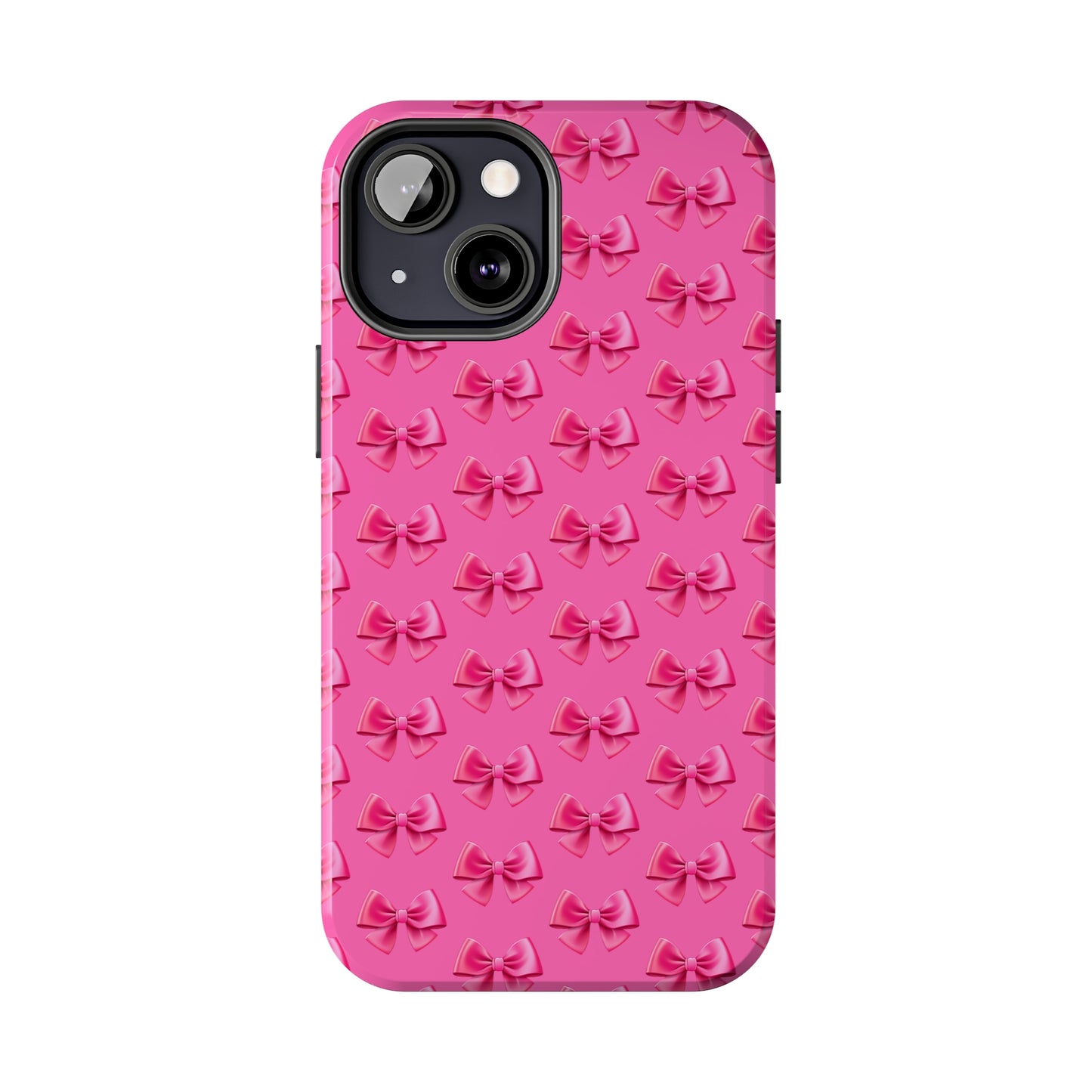 Barbie Pink Bows Themed Tough Phone Cases