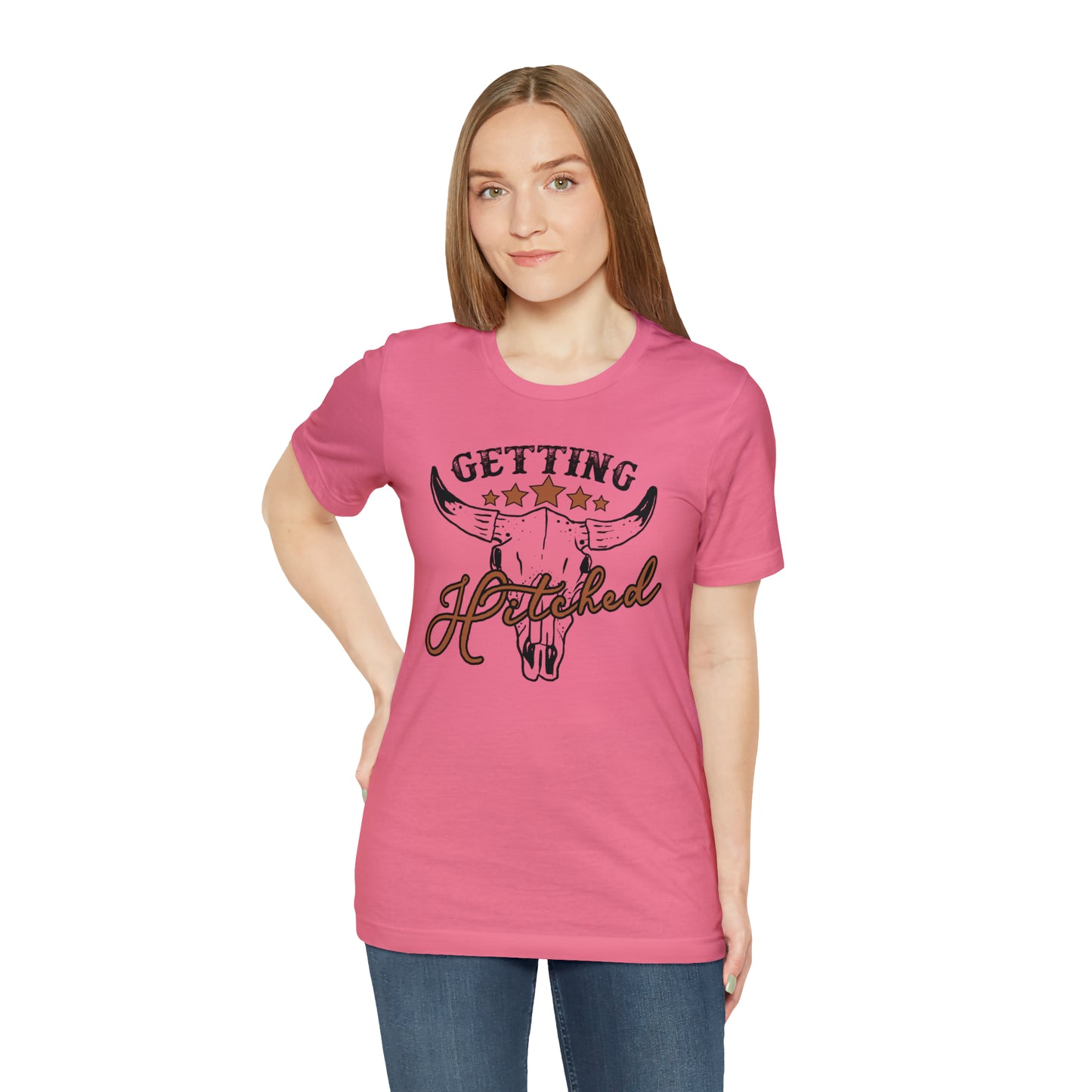 Vintage Getting Hitched Bride T-Shirt