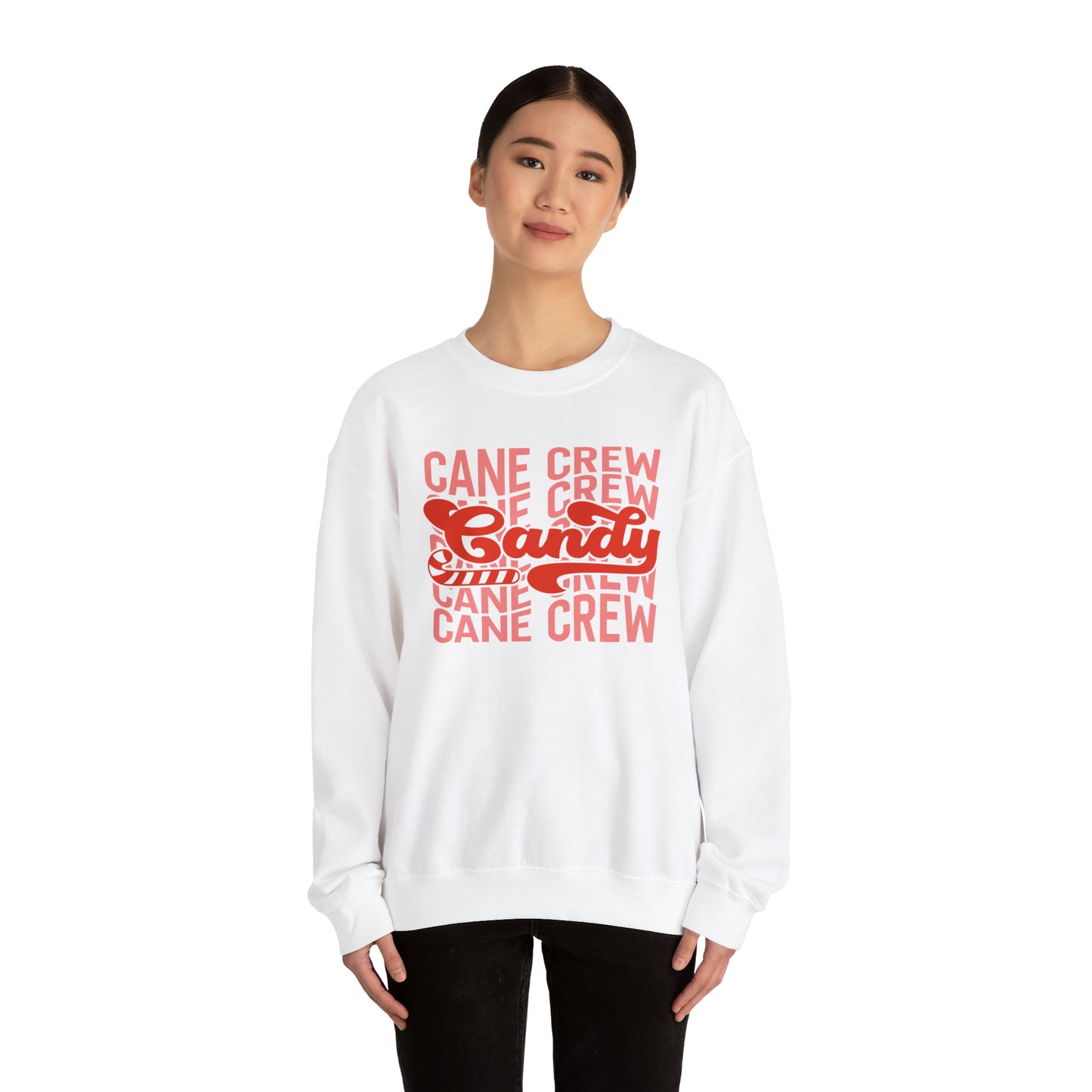 Candy Cane Crew Unisex Heavy Blend™ Crewneck Sweatshirt