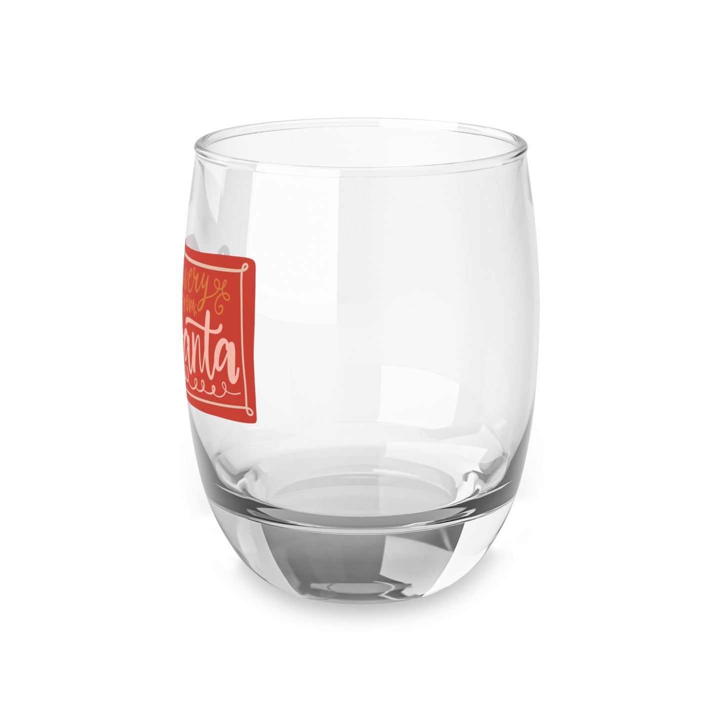 Delivery from Santa Whiskey Glass