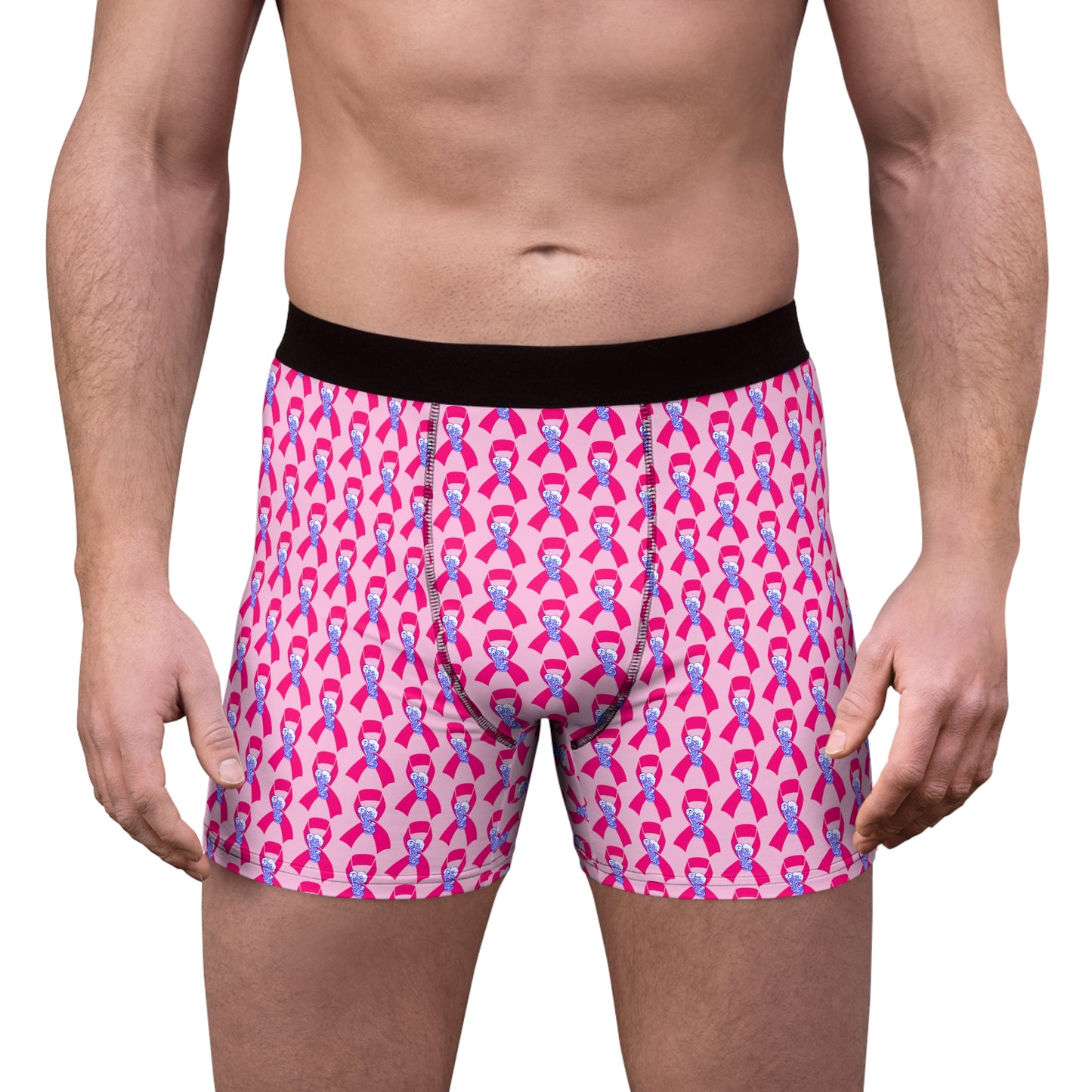 Freeburg Midgets Pink Ribbon Men's Boxer Briefs