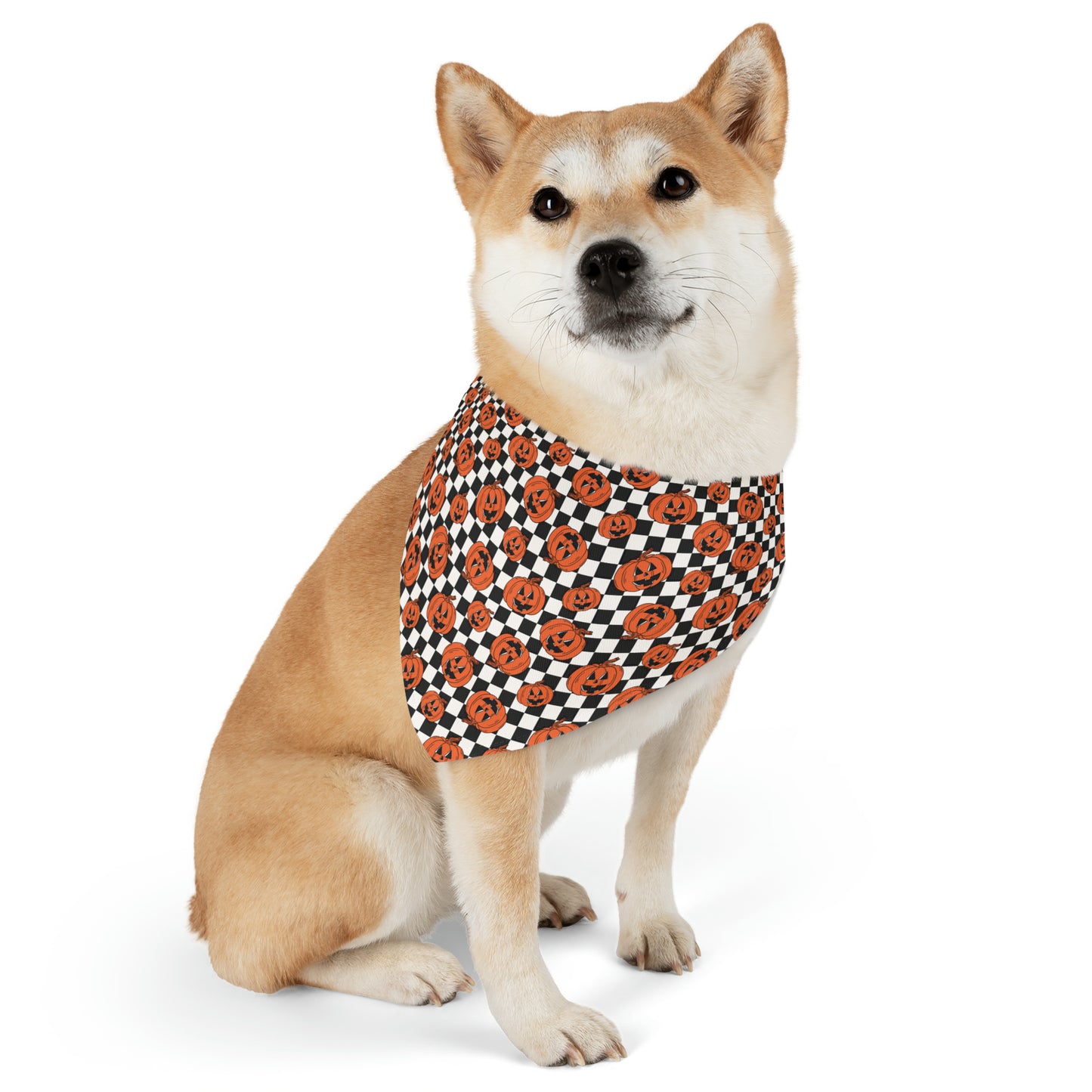 Halloween Jack-O-Lantern Pumpkin Pet Bandana Collar