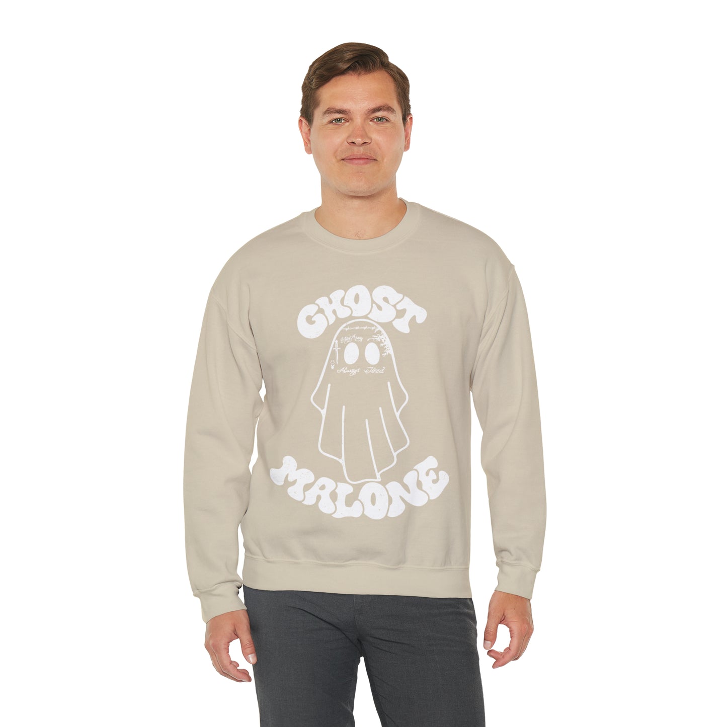 Ghost Malone Halloween Heavy Blend™ Crewneck Sweatshirt