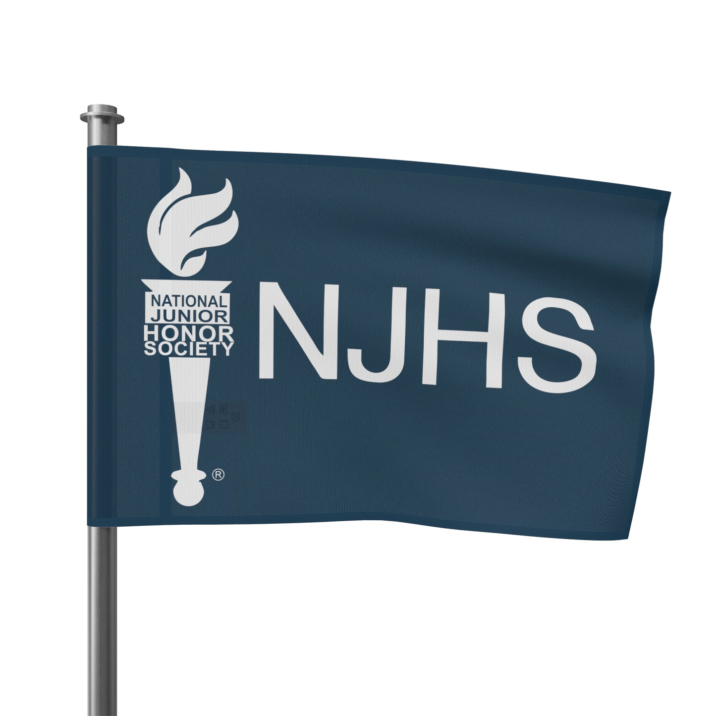 NJHS National Junior Honor Society Flag - Slate Blue