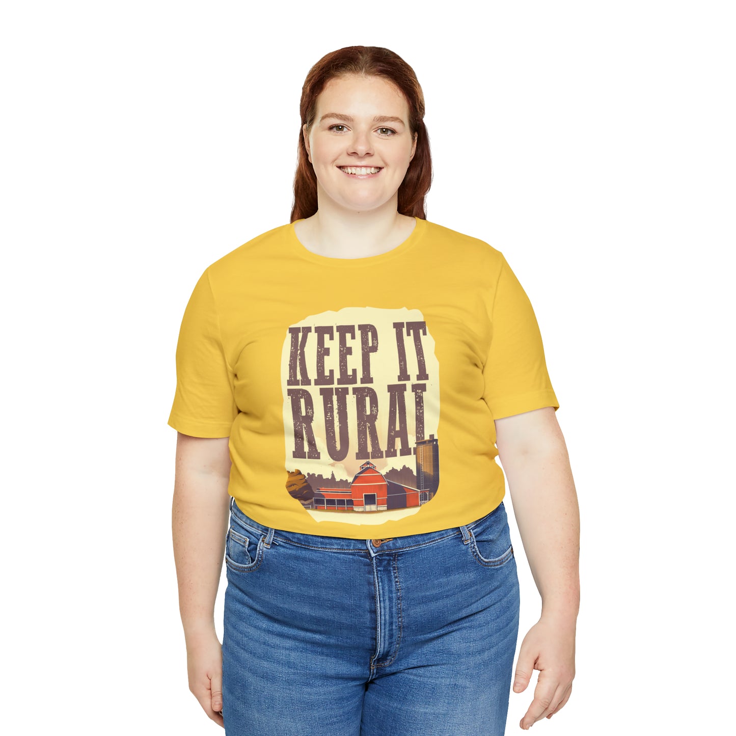 "Keep It Rural" Unisex Jersey Short Sleeve Tee